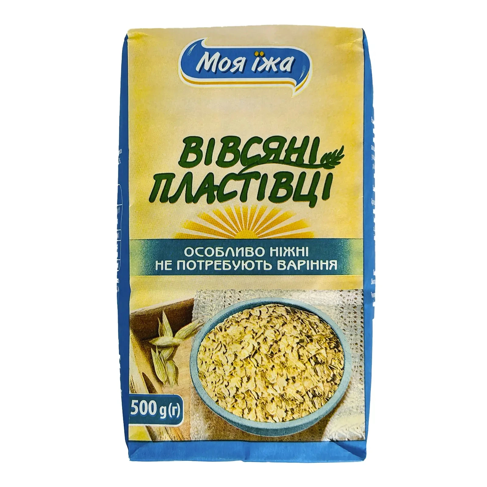*Пластівці Моя їжа 500г вівсяні швидкого приготування Фото навігації №:1