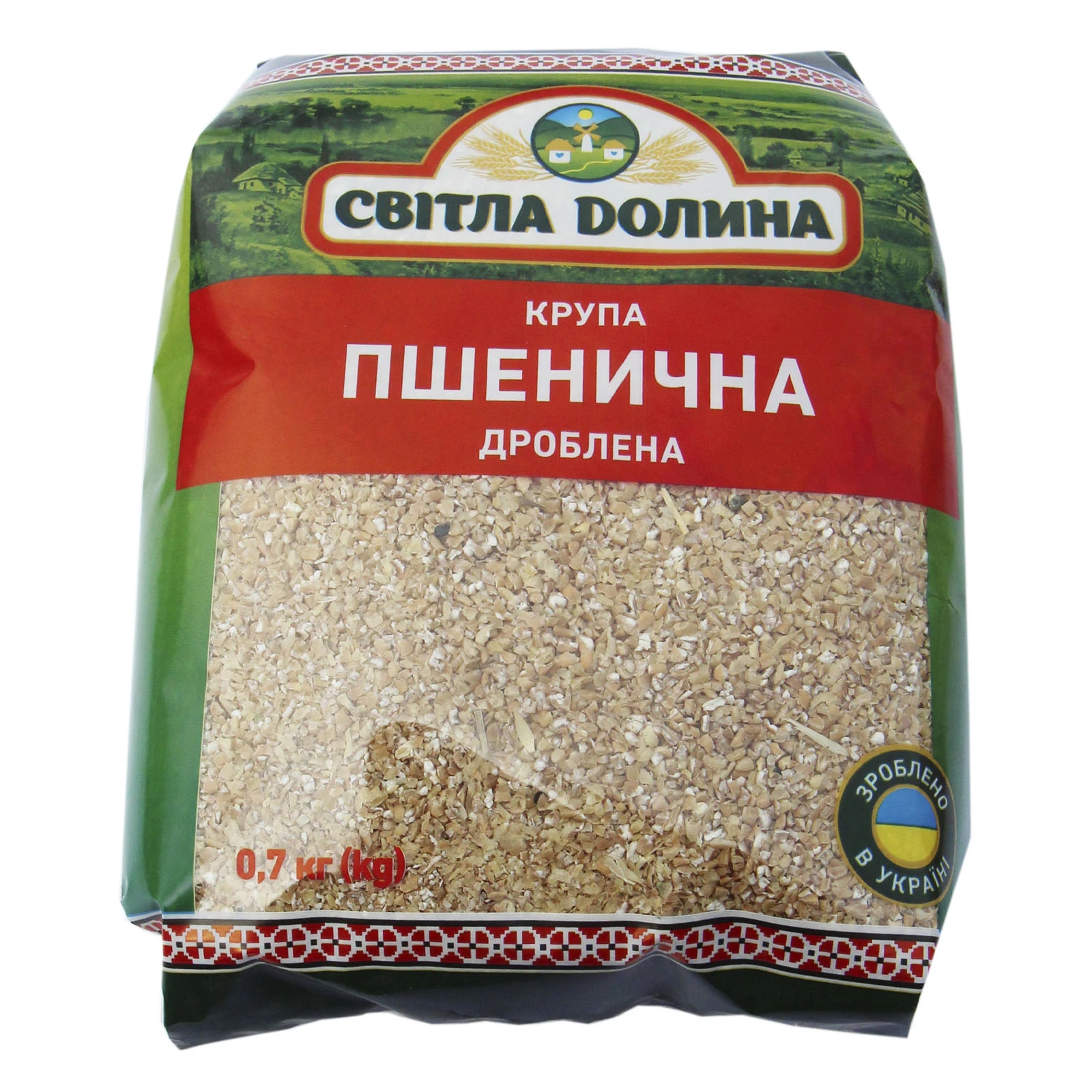 Крупа пшенична Світла Долина дроблена 700г