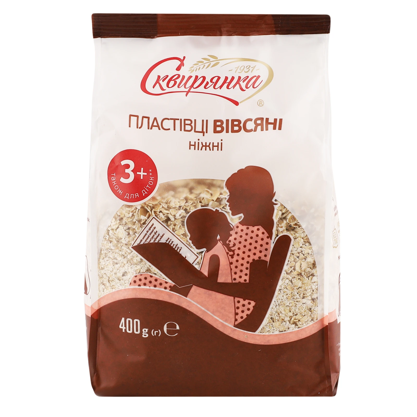 Пластівці Сквирянка Ніжні вівсяні 400г Фото №:1