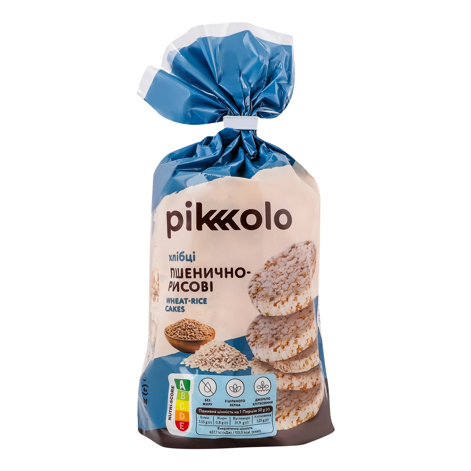 Хлібці Pikolo Пшенично-рисові 100г Фото №:1