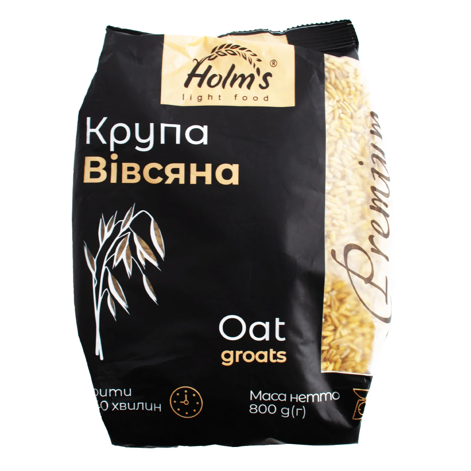 Крупа Holm's light food вівсяна 800г Фото №:1