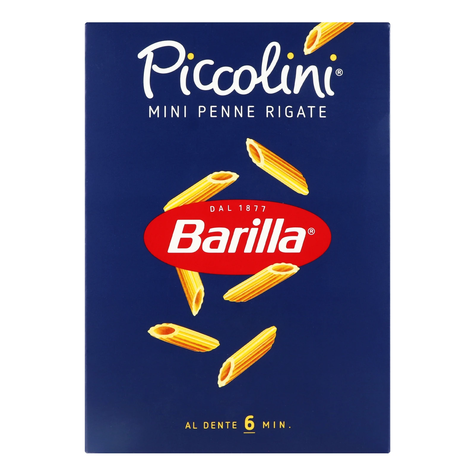 Макарони Barilla Piccolini Mini Penne Rigate 500г Фото №:1