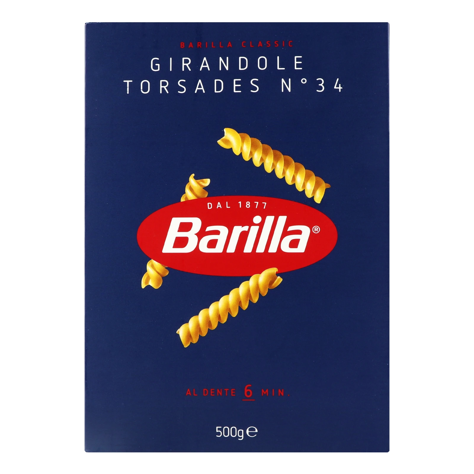 Макарони Barilla Girandole Torsades №34 500г Фото навігації №:1