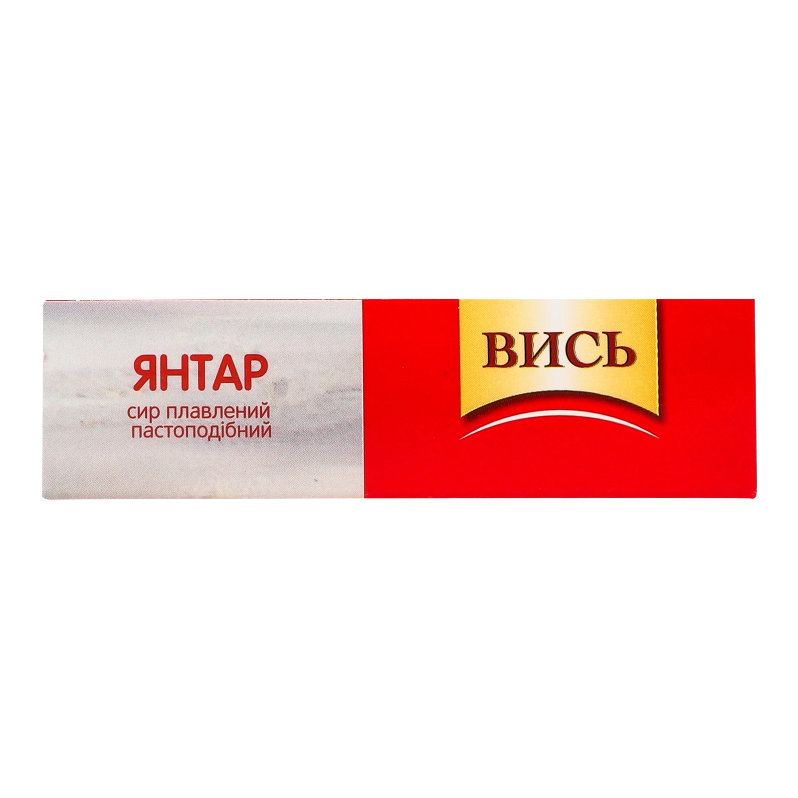 Сир плавлений Вись Янтар пастоподібний вершковий 60% 160г Фото №:1