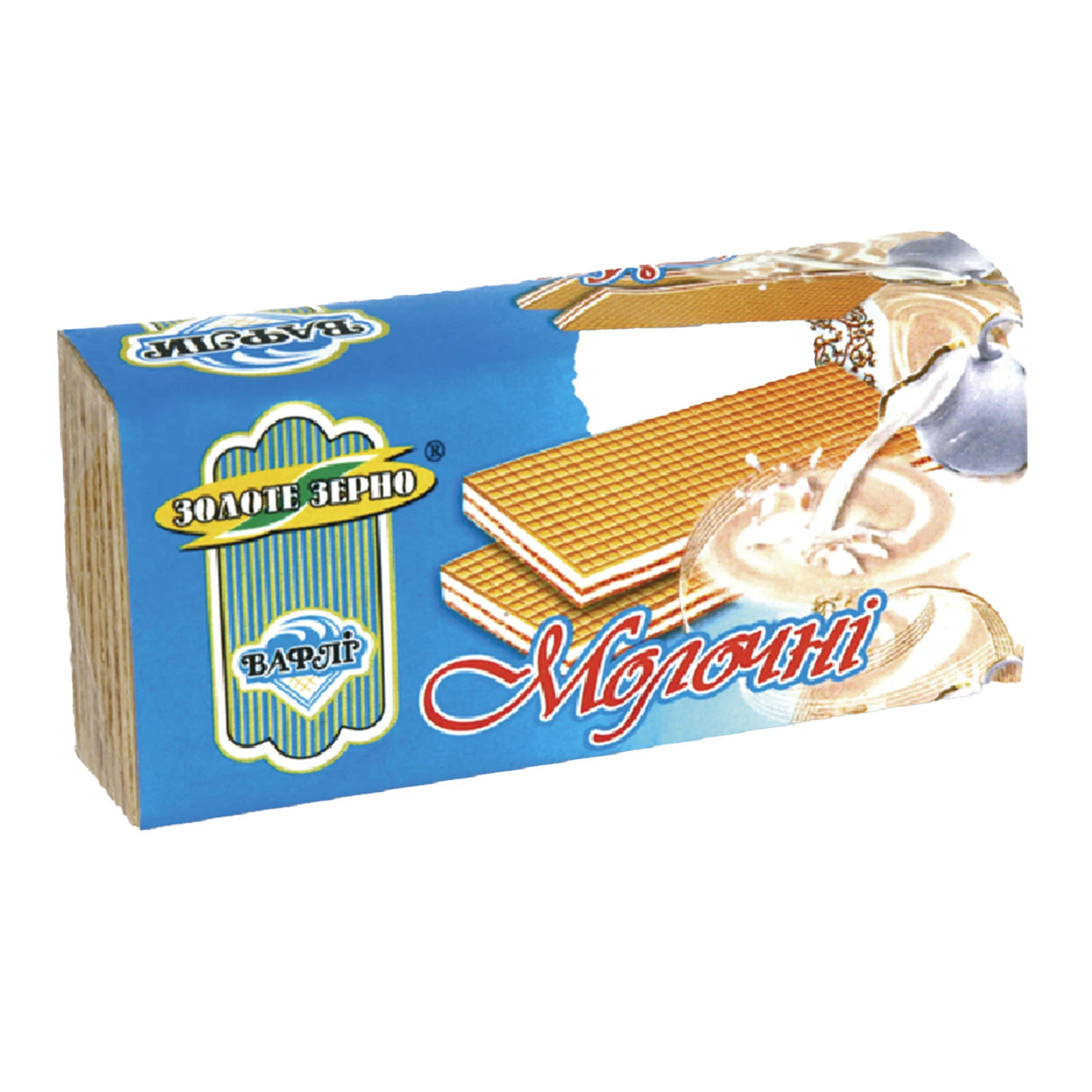 Вафлі Золоте Зерно 90г молочні Фото №:1