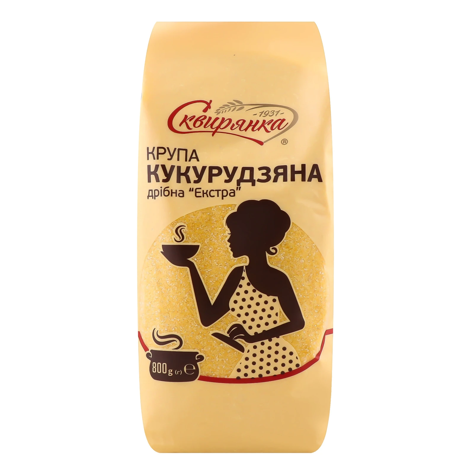 Крупа кукурудзяна Сквирянка Екстра дрібна 800г Фото №:1