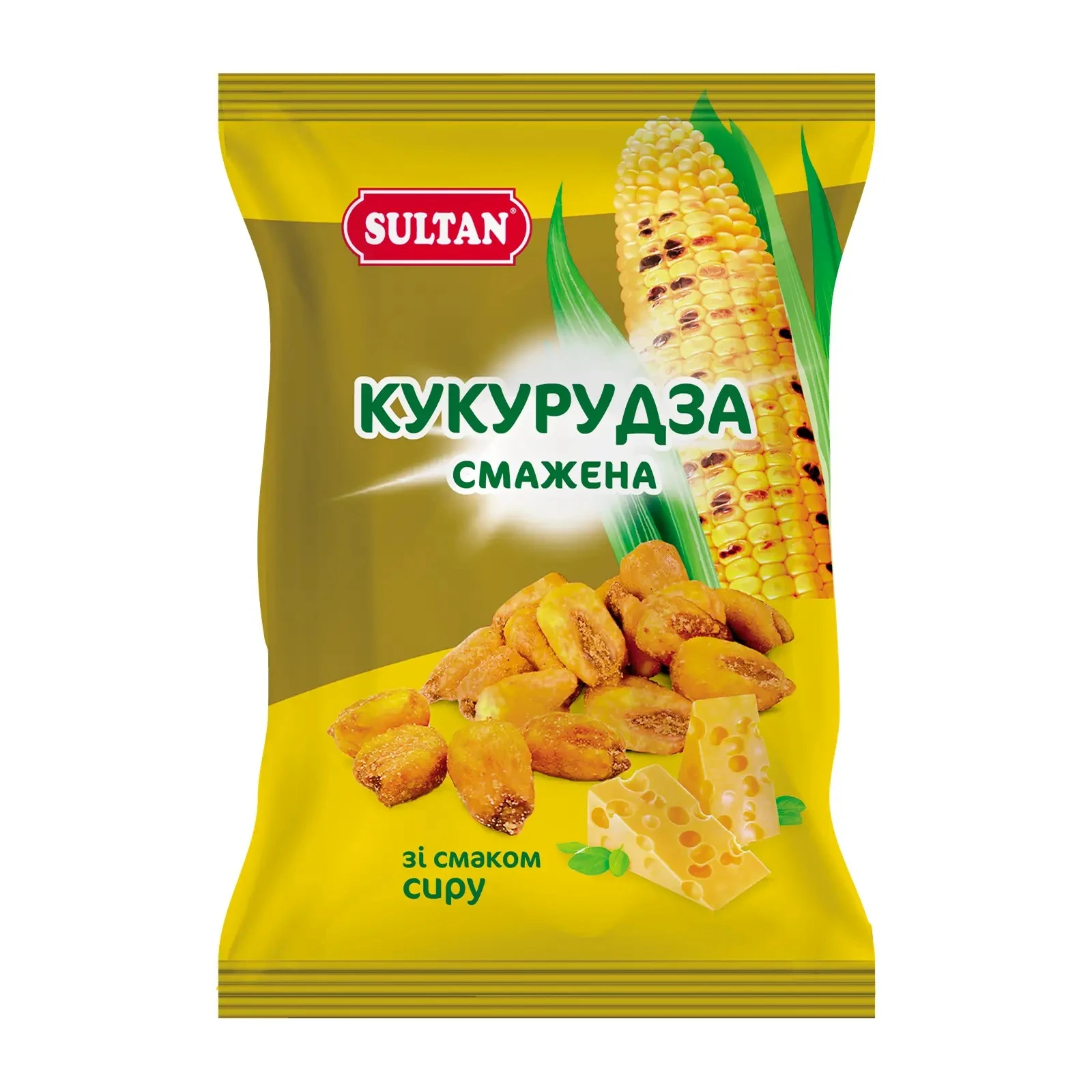 Кукурудза Sultan смажена солона зі смаком сиру 60г Фото №:1