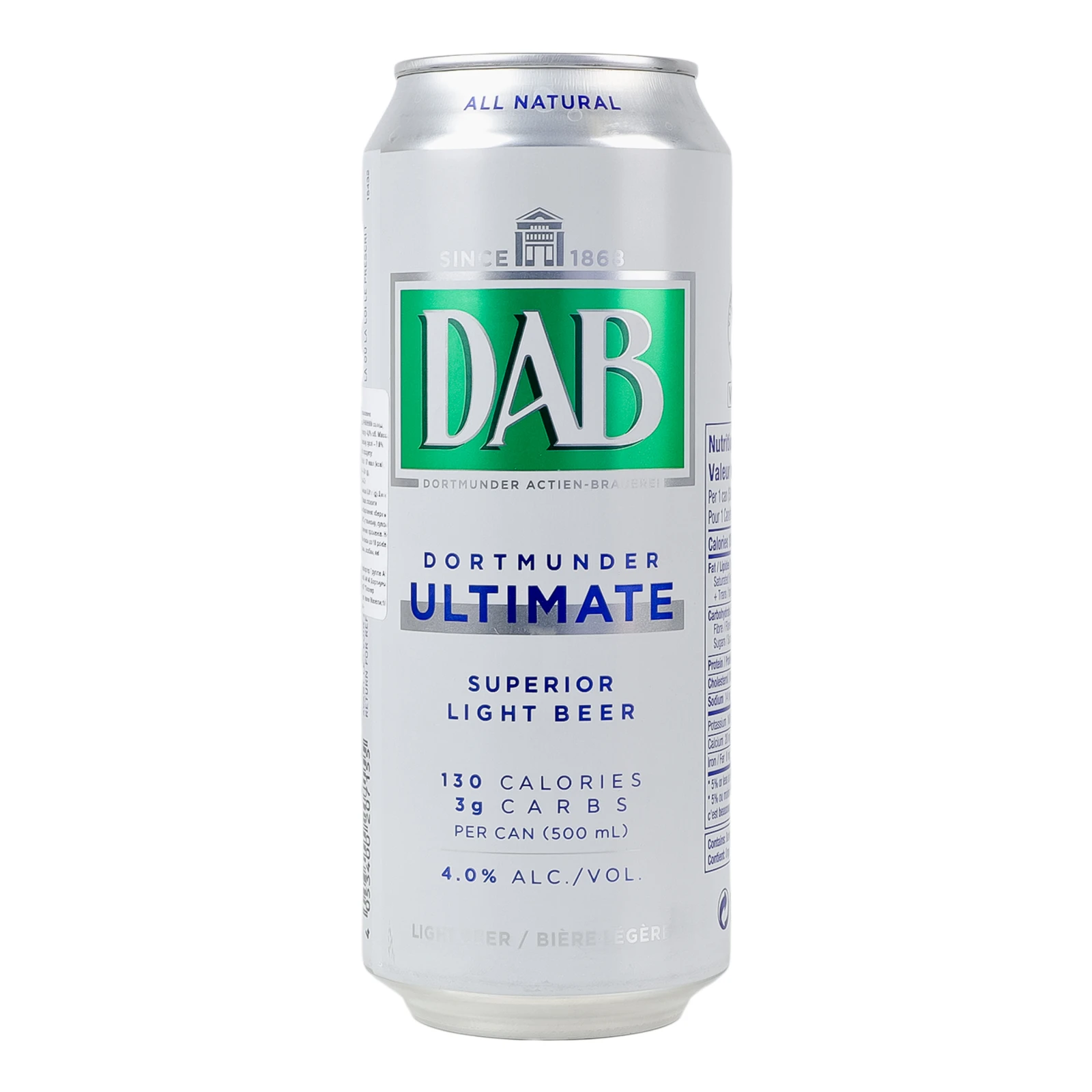 Пиво DAB Ultimate світле фільтроване пастеризоване 4% 0.5л Фото навігації №:1