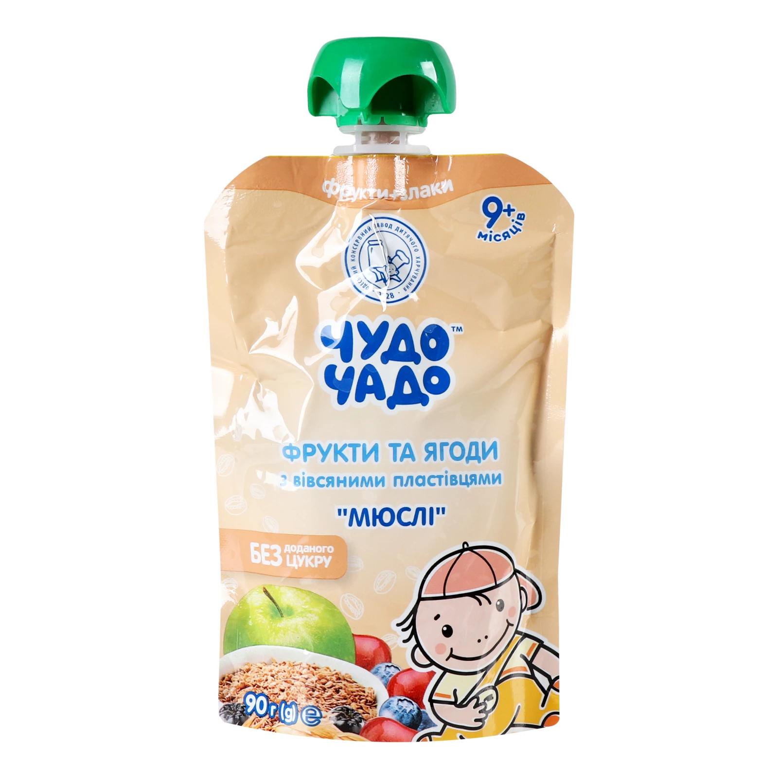 Пюре Чудо-Чадо Мюслі фруктово-ягідне з вівсяними пластівцями для дітей від 9-ти місяців 90г Фото №:1