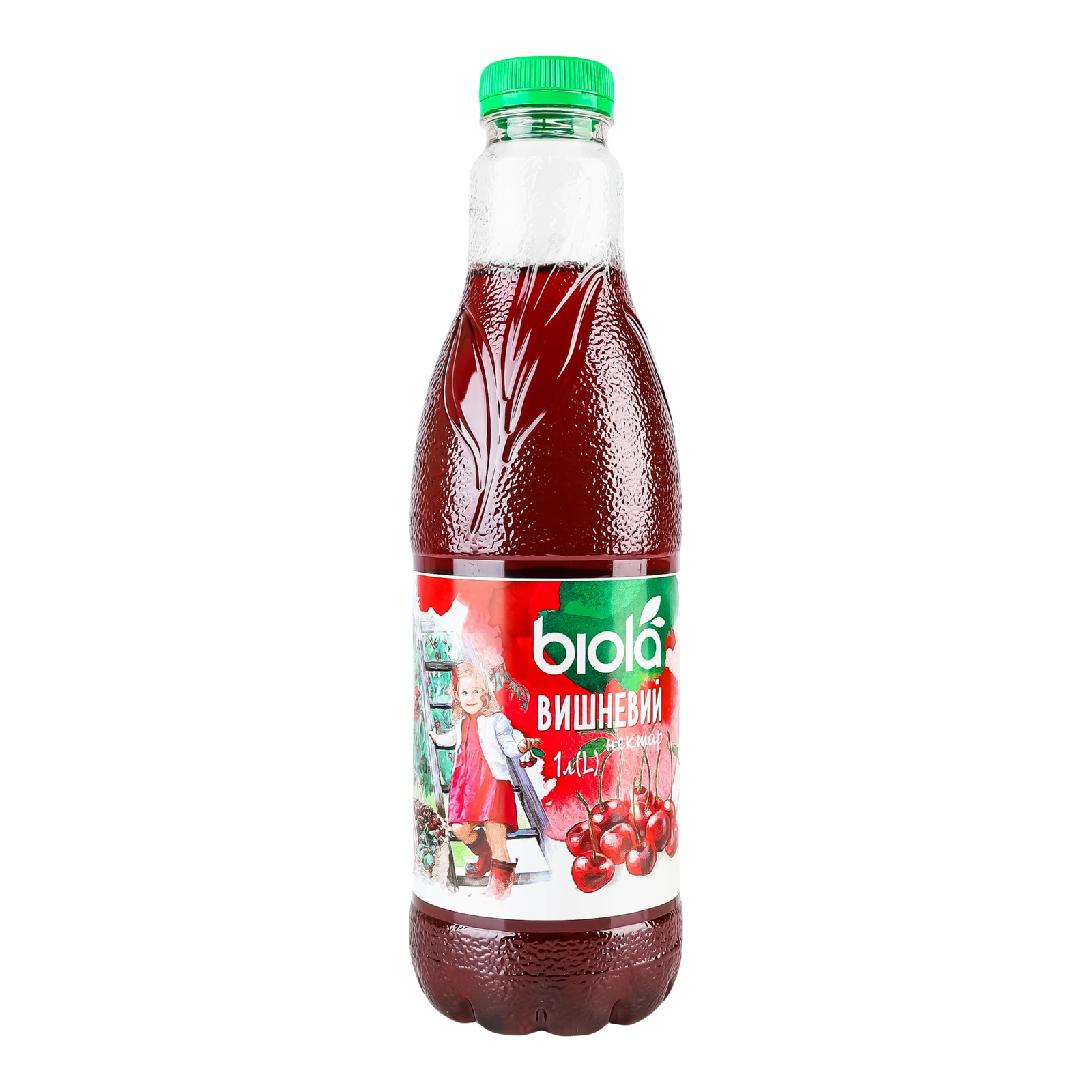 Нектар Biola освітлений пастеризований Вишневий 1л Фото №:1