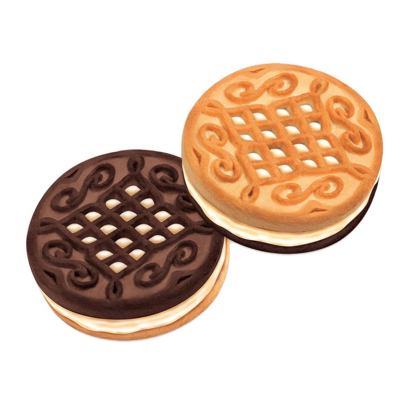 Печиво Pichkar цукрове Інь-Янь сендвич Фото №:1