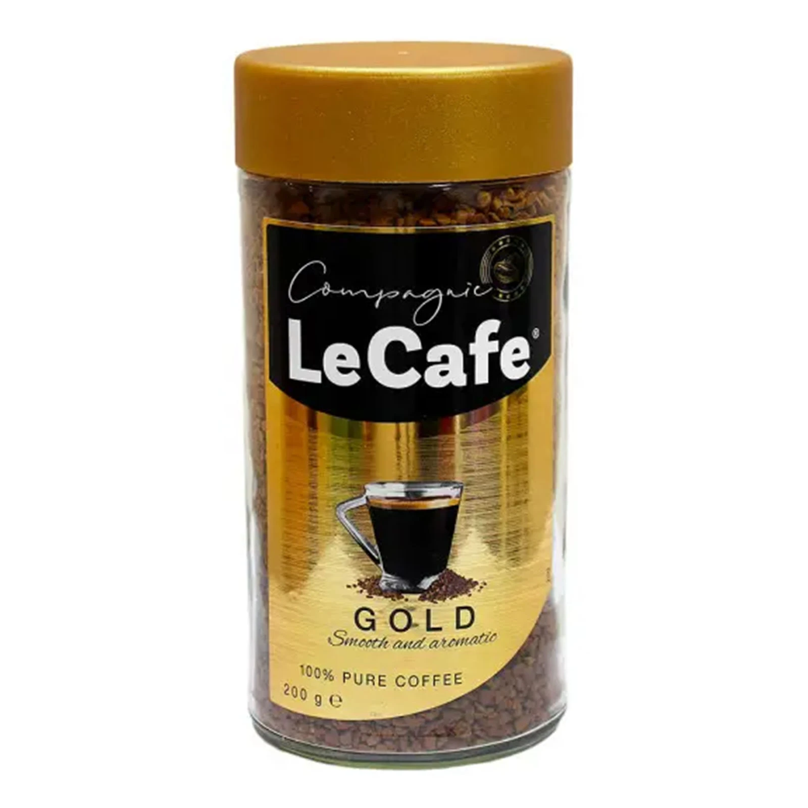 Кава LeCafe Gold Compagnic розчинна 200г Фото №:1