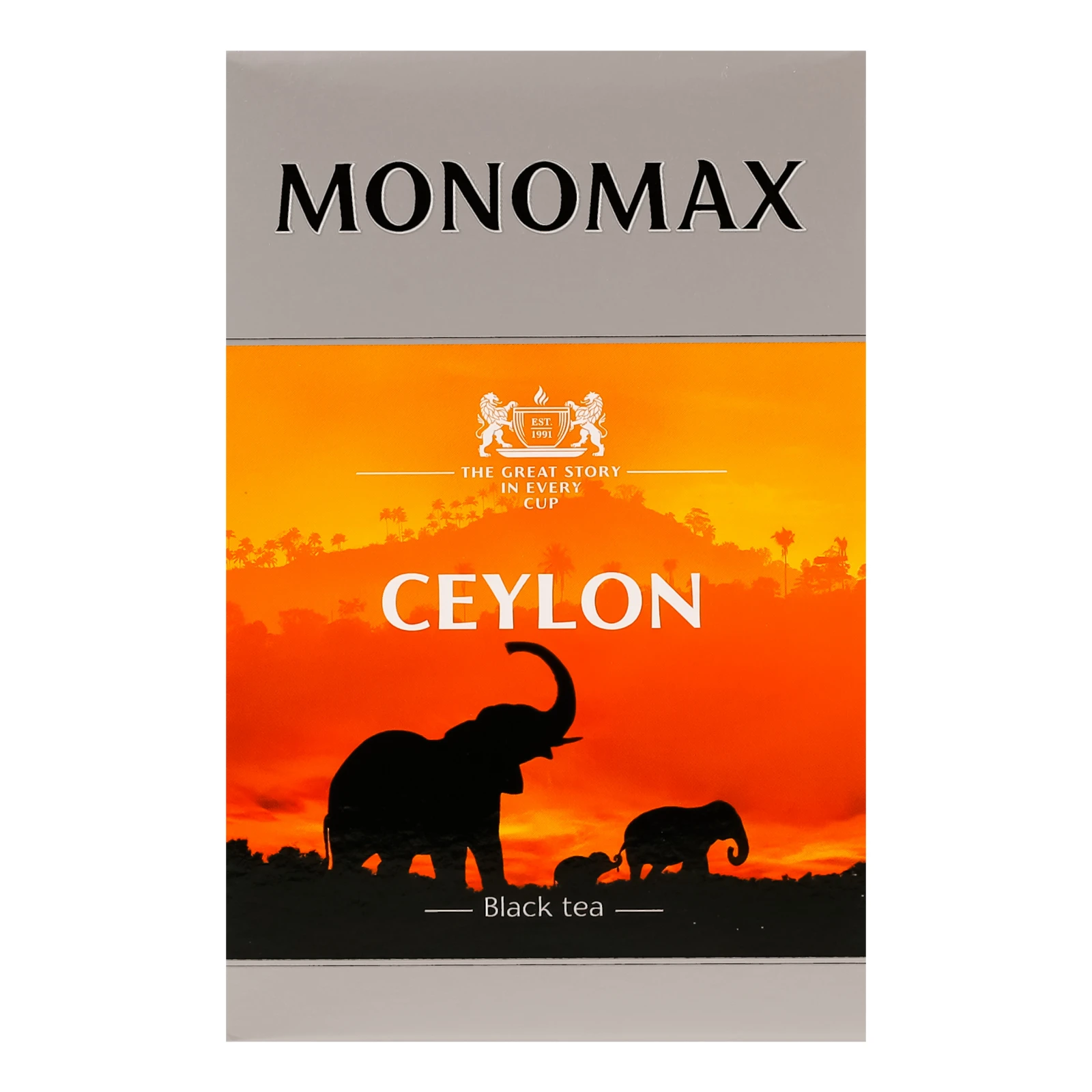 Чай Monomax Ceylon чорний цейлонський байховий листовий 90г Фото навігації №:1