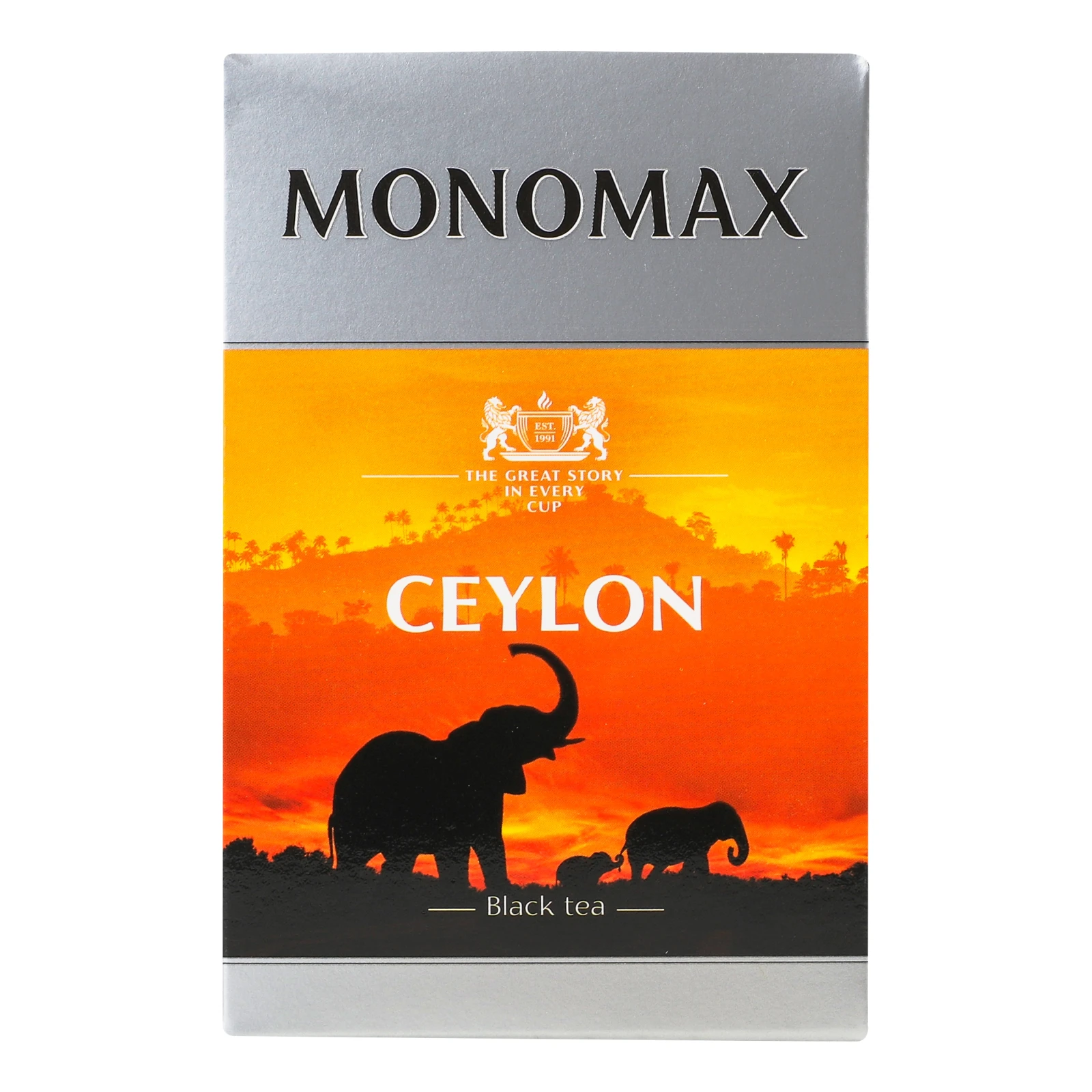 Чай Monomax Ceylon чорний цейлонський байховий листовий 90г Фото №:1