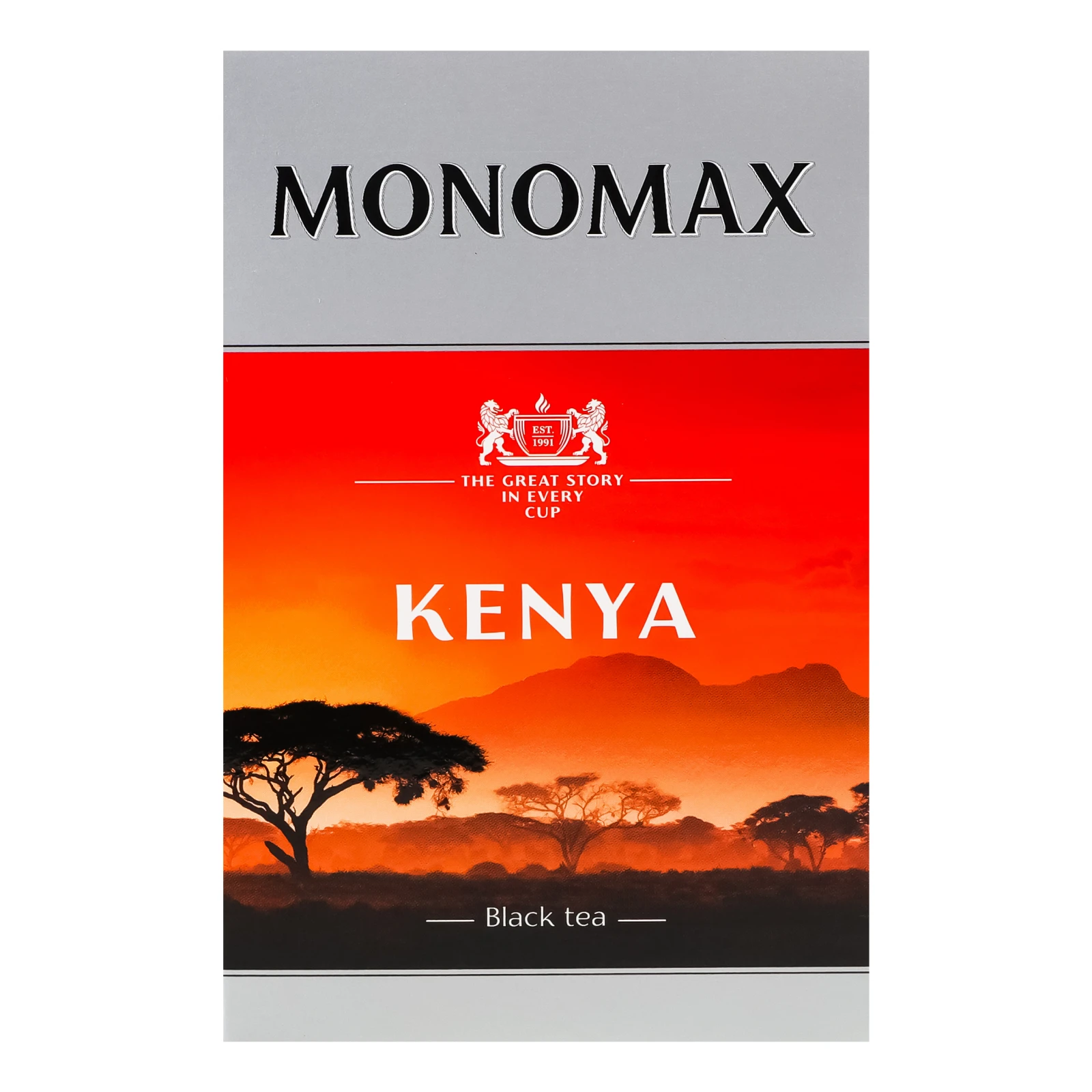 Чай Monomax Kenya чорний кенійський байховий листовий вищий сорт 90г Фото №:1