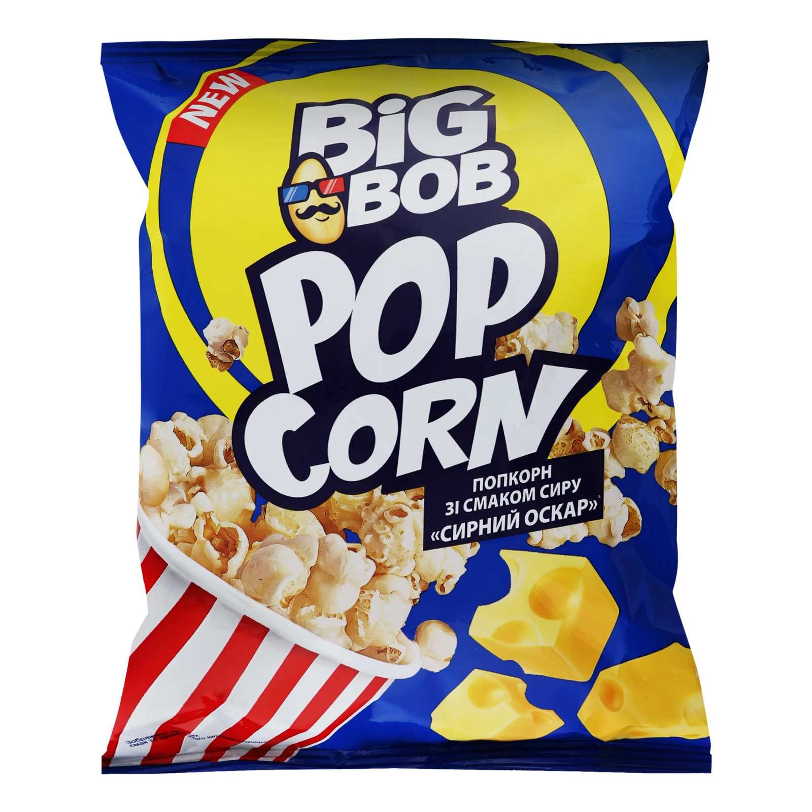 Попкорн Big Bob Сирний Оскар зі смаком сиру 90г Фото №:1