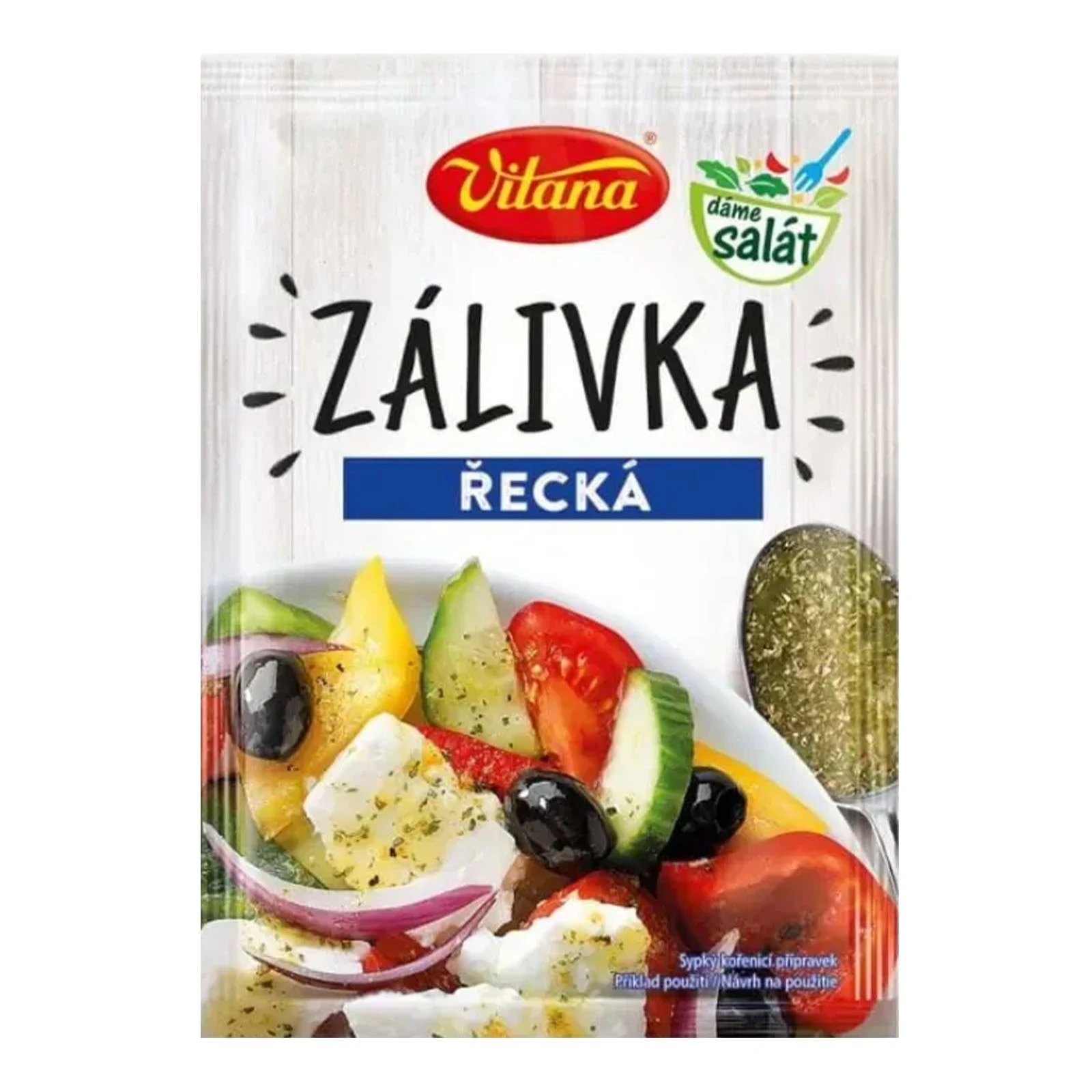 Приправа Vitana 11г дресінг до салату Грецький