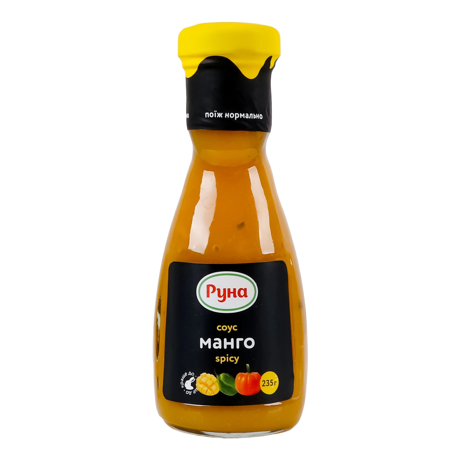 Соус Руна Манго spicy стерилізований 235г Фото навігації №:1