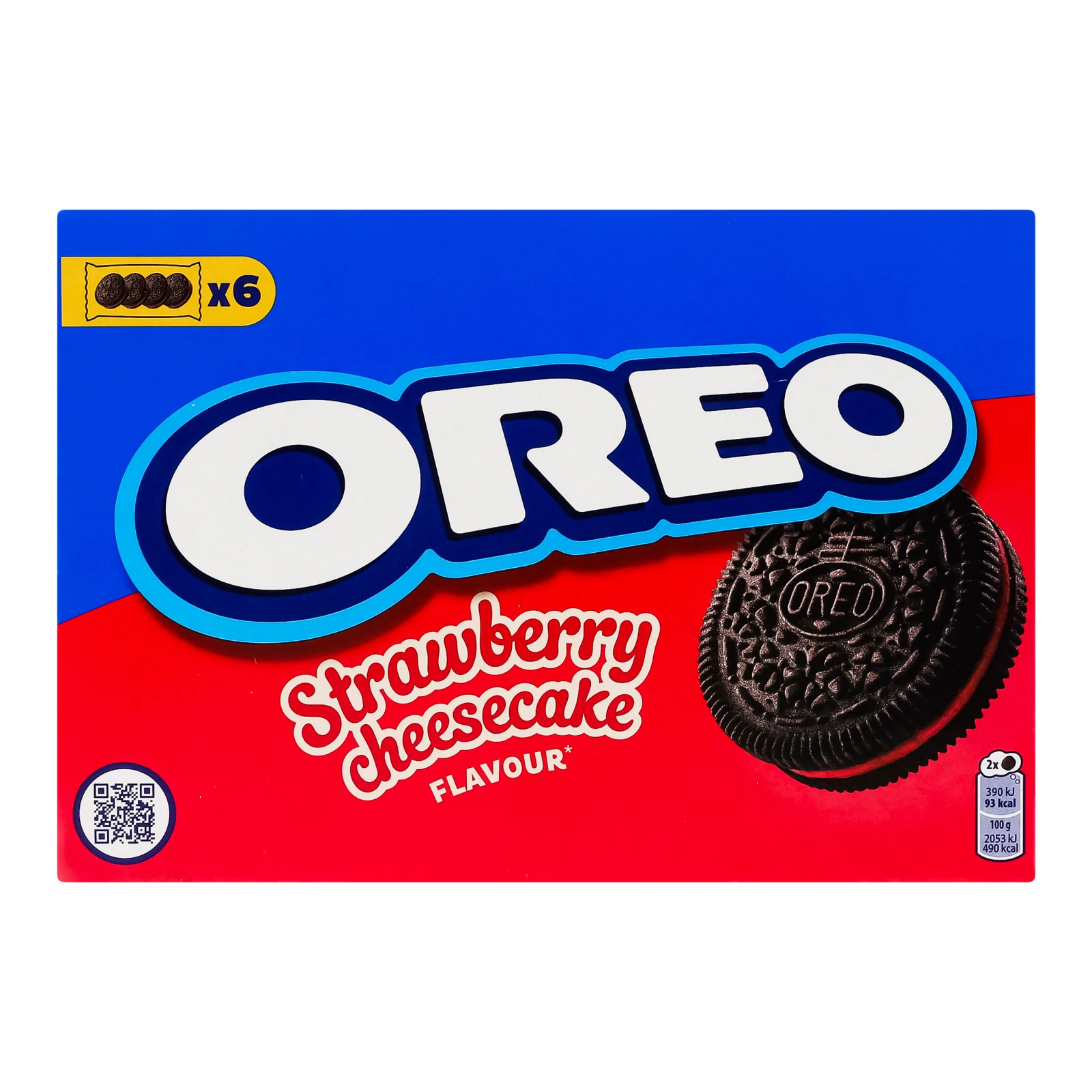 Печиво Oreo Strawberry cheesecake з какао та начинкою 228г Фото №:1