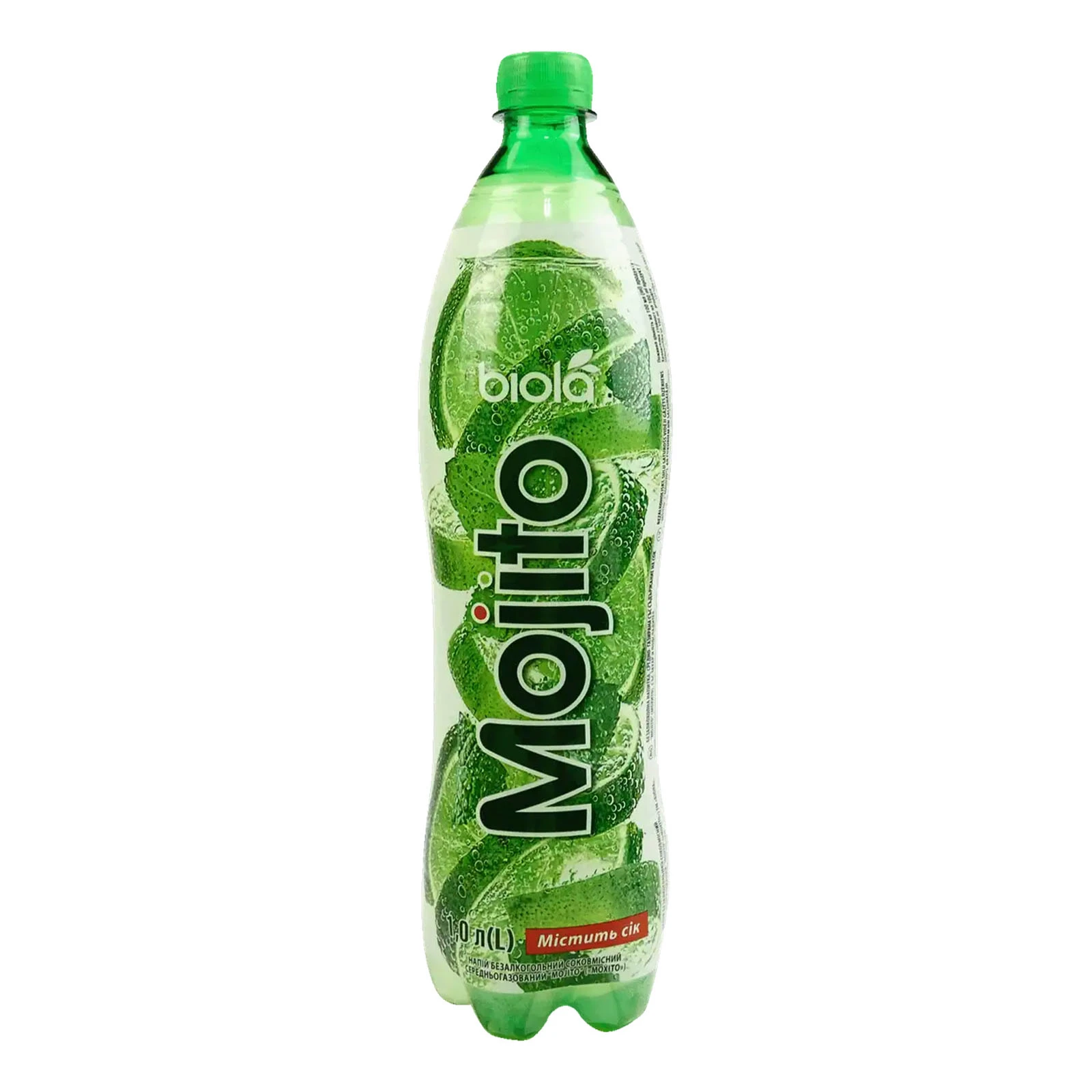 Напій Biola соковмісний середньогазований Mojito 1л