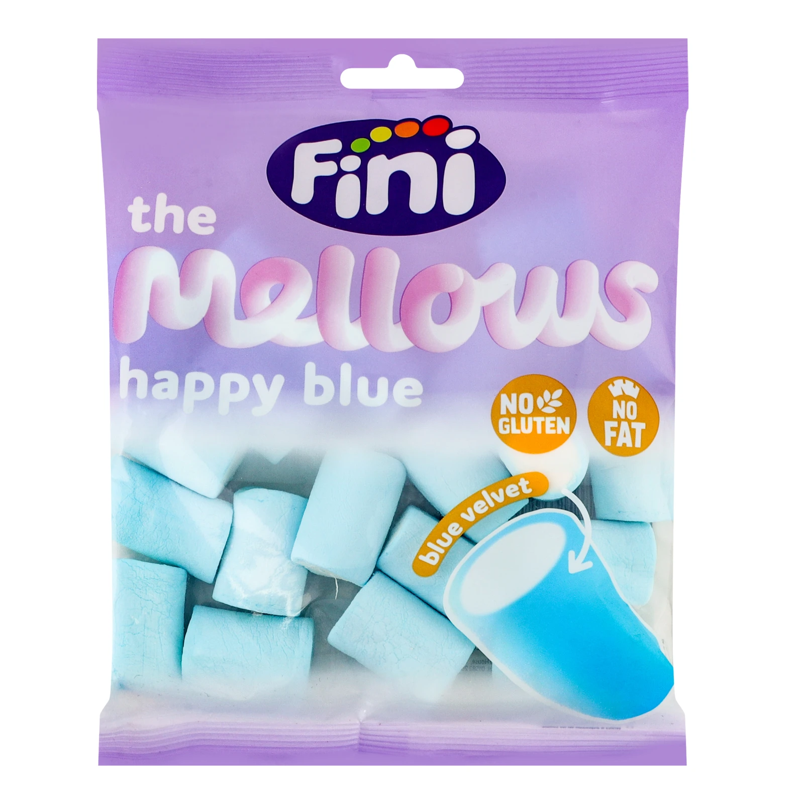 Маршмелоу Fini The mellows Happy blue 80г Фото навігації №:1