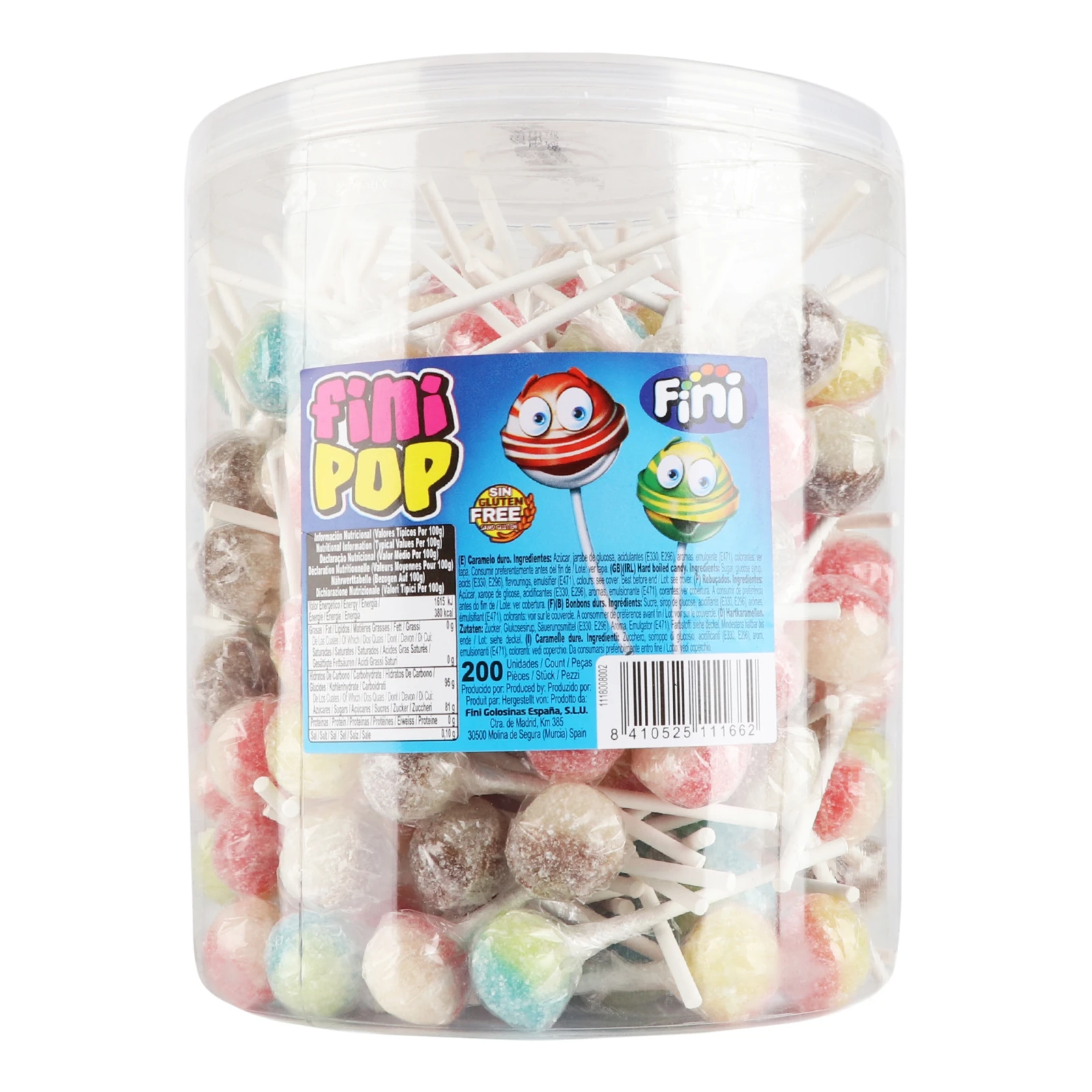 Цукерка Fini Fini Pop на паличці асорті Фото №:1