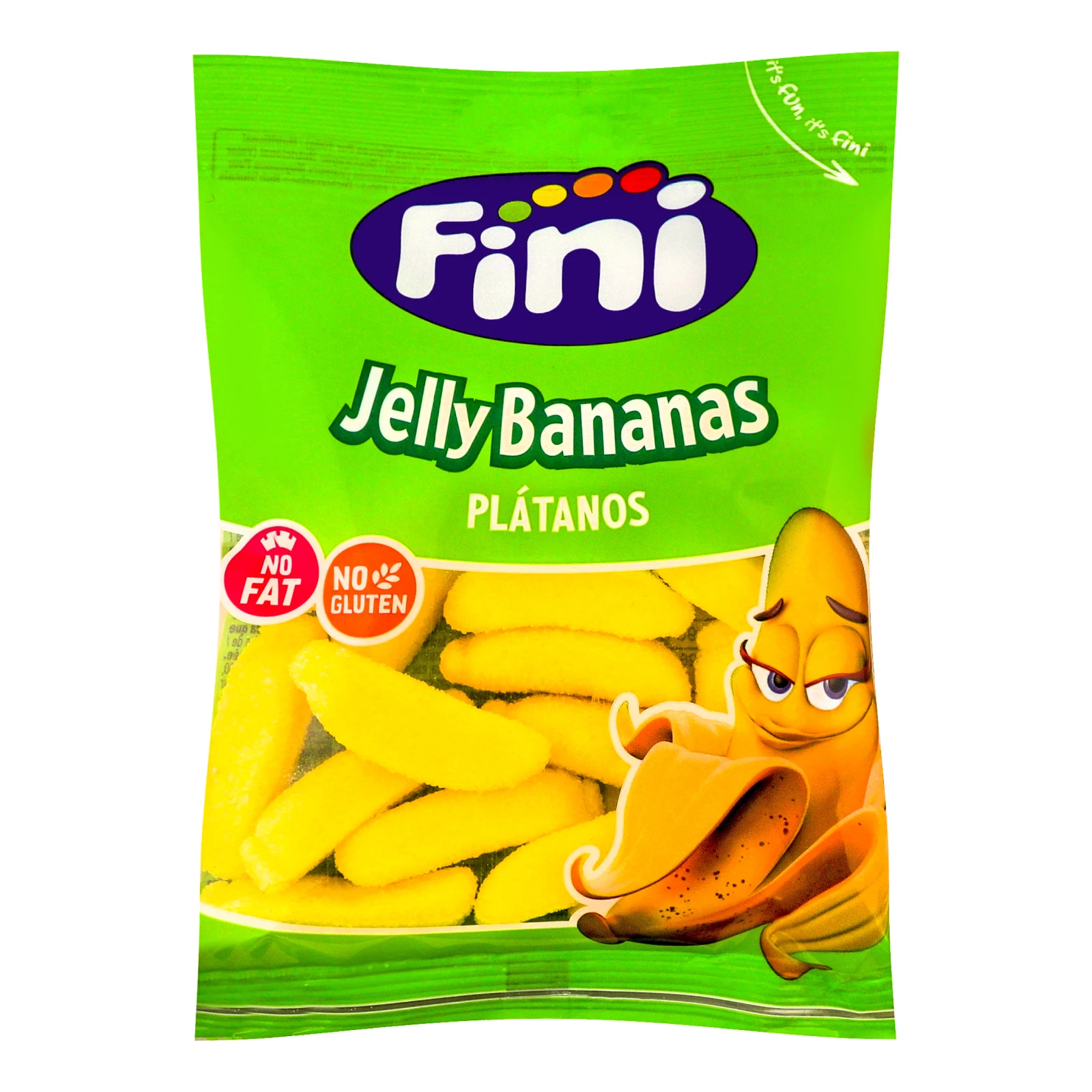 Цукерки желейні Fini Jelly bananas 90г Фото №:1