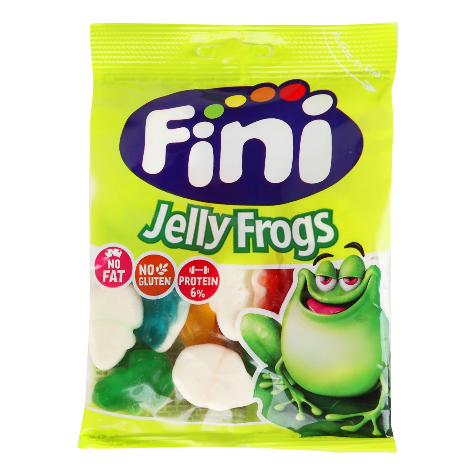 Цукерки желейні Fini Jelly Frogs 90г Фото №:1
