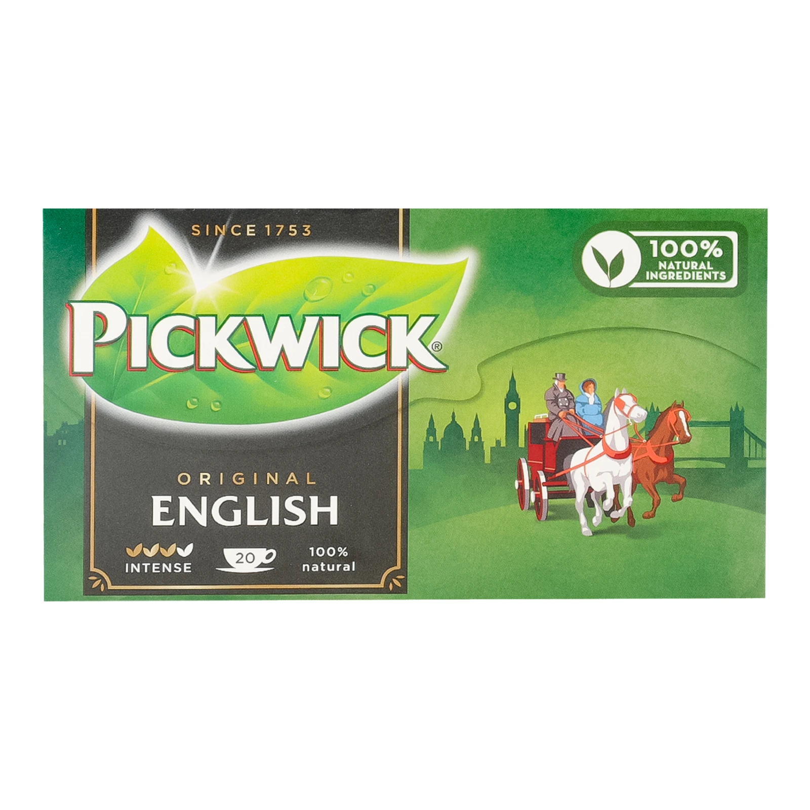 Чай Pickwick Original English чорний натуральний 20*2г Фото навігації №:1
