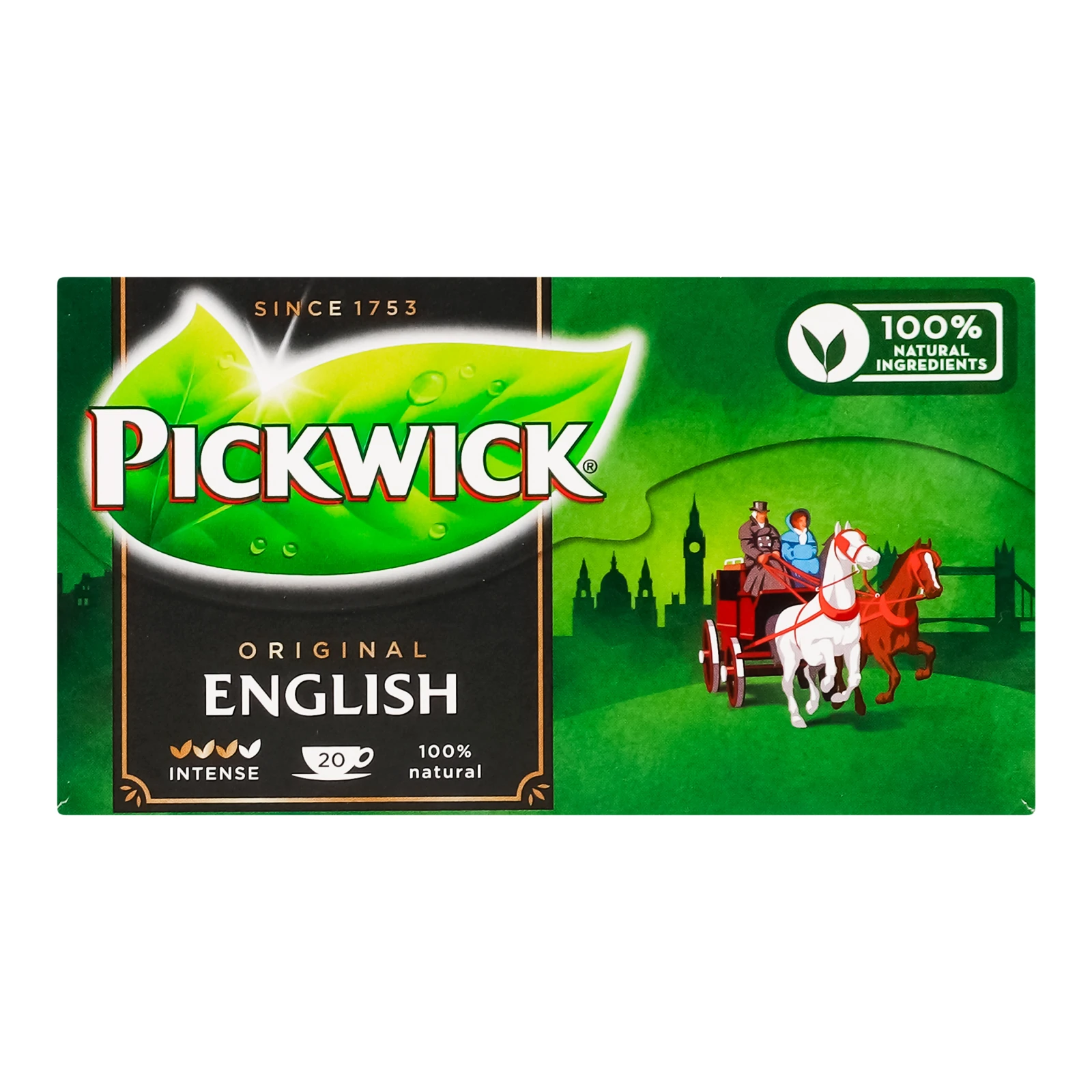 Чай Pickwick Original English чорний натуральний 20х2г Фото №:1