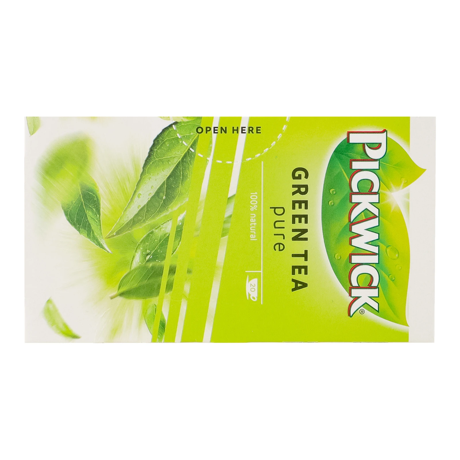 Чай Pickwick Pure зелений натуральний 20*1.5г Фото №:2