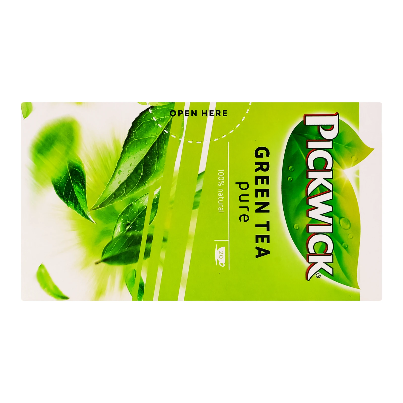 Чай Pickwick Pure зелений натуральний 20х1.5г Фото №:2