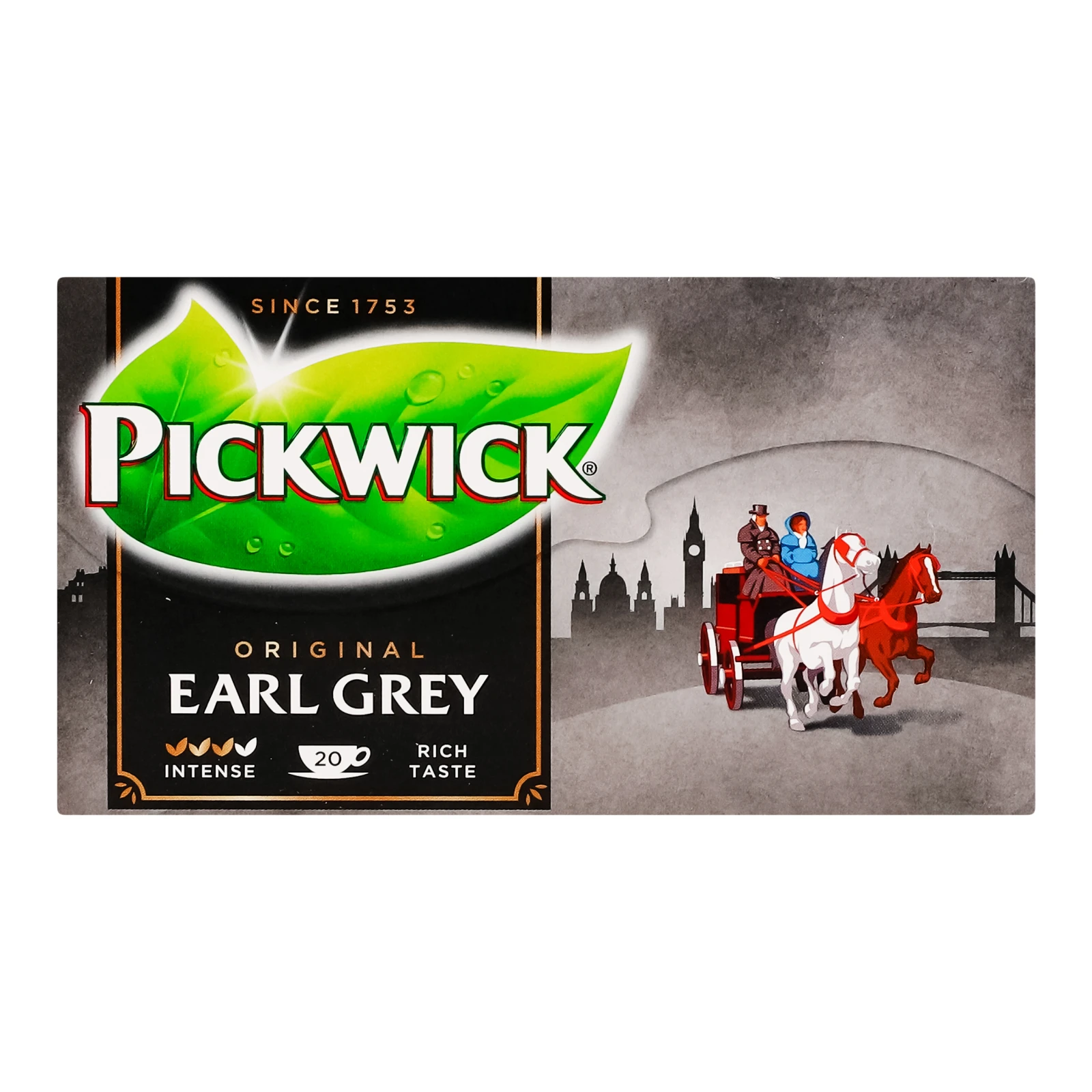 Чай Pickwick Original Earl Grey чорний з ароматом бергамоту 20х2г