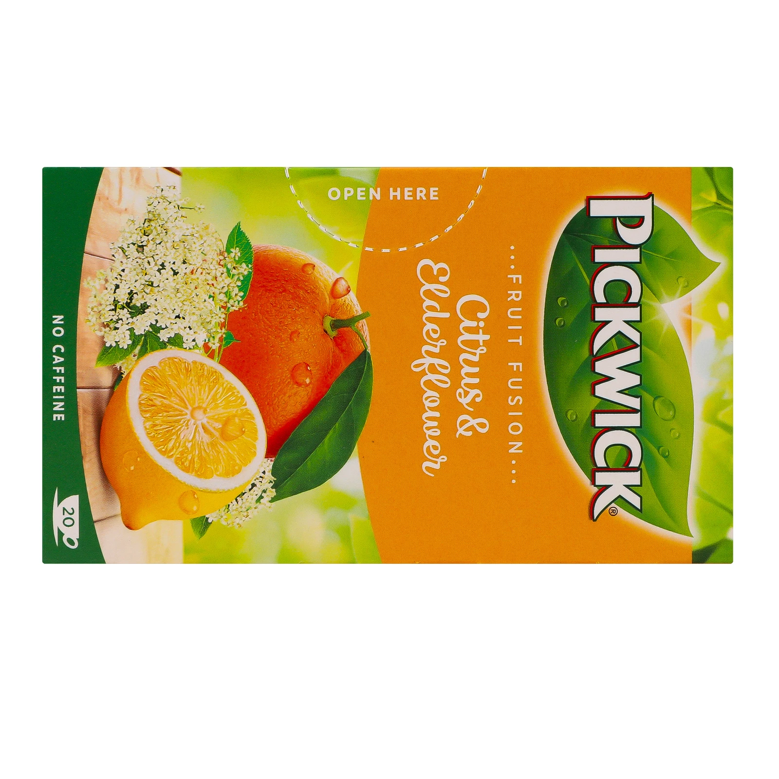 Чай Pickwick Fruit fusion фруктово-трав'яний ароматизований Цитрус-бузина 20х2г Фото №:2