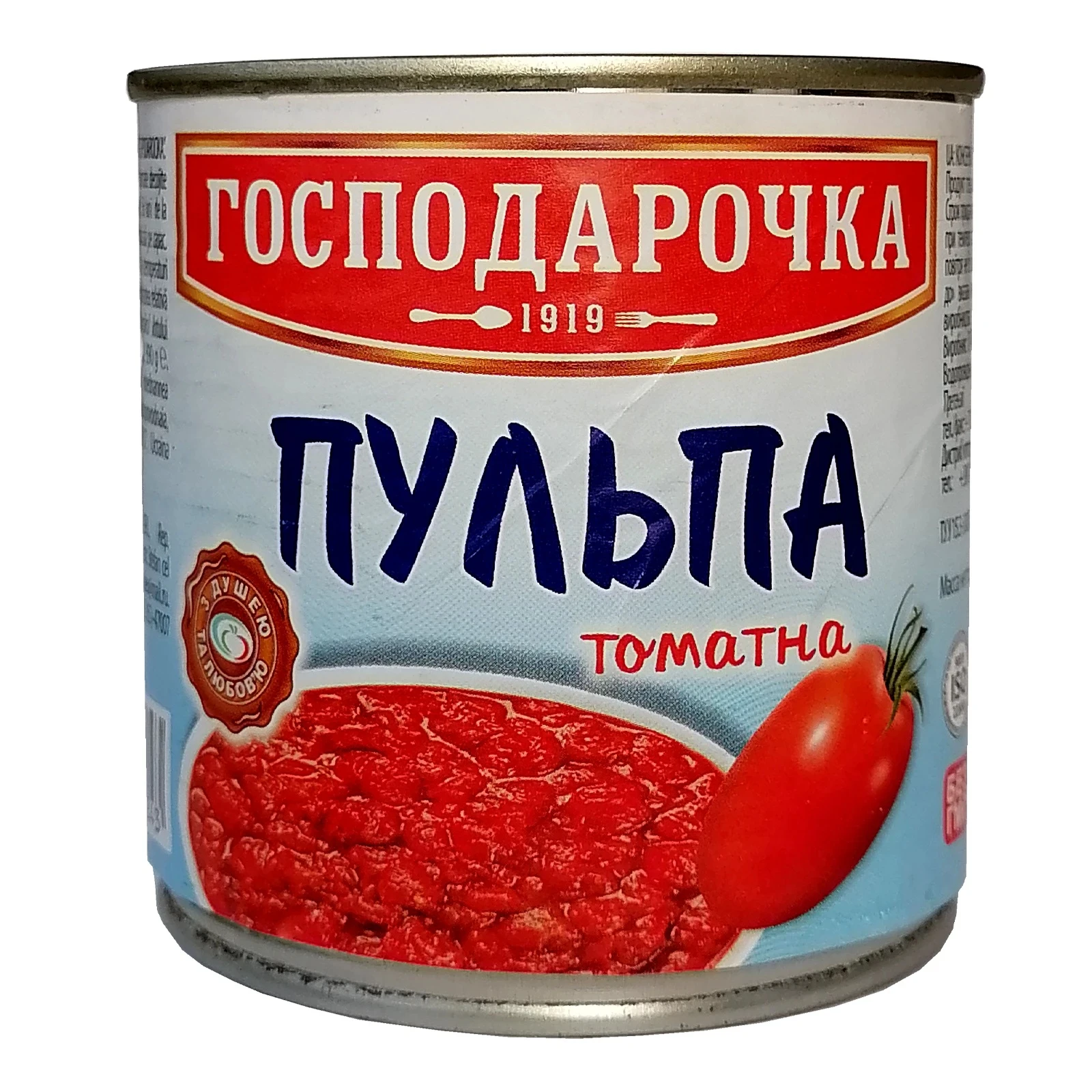 *Конс Господарочка 390г пульпа томатна з/б Фото №:1