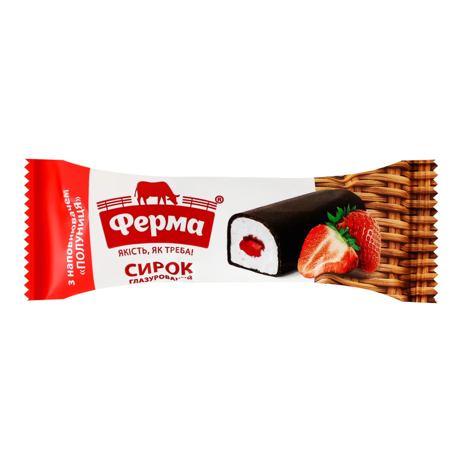 Сирок глазурований Ферма Полуниця 23% 36г Фото №:1