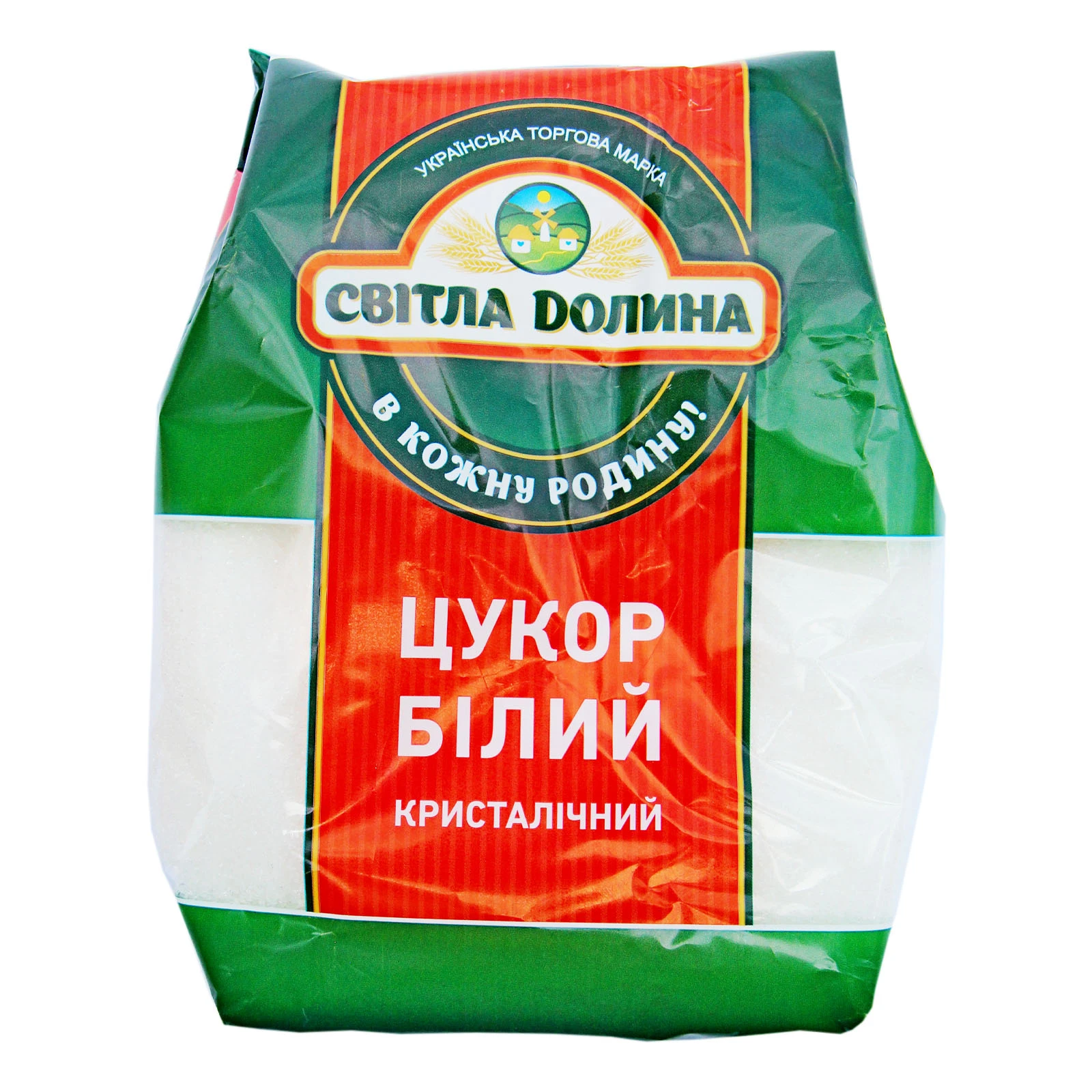 Цукор Світла долина білий кристалічний 900г