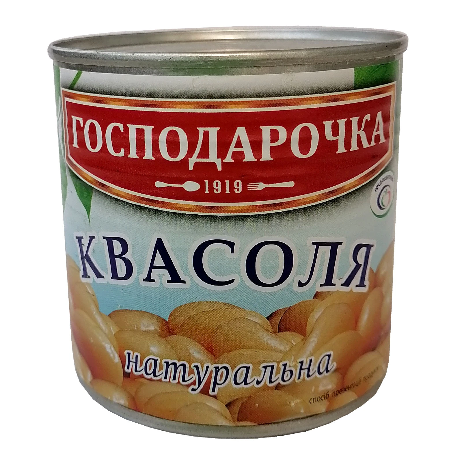 *Конс Господарочка 420г квасоля натуральна з/б Фото №:1