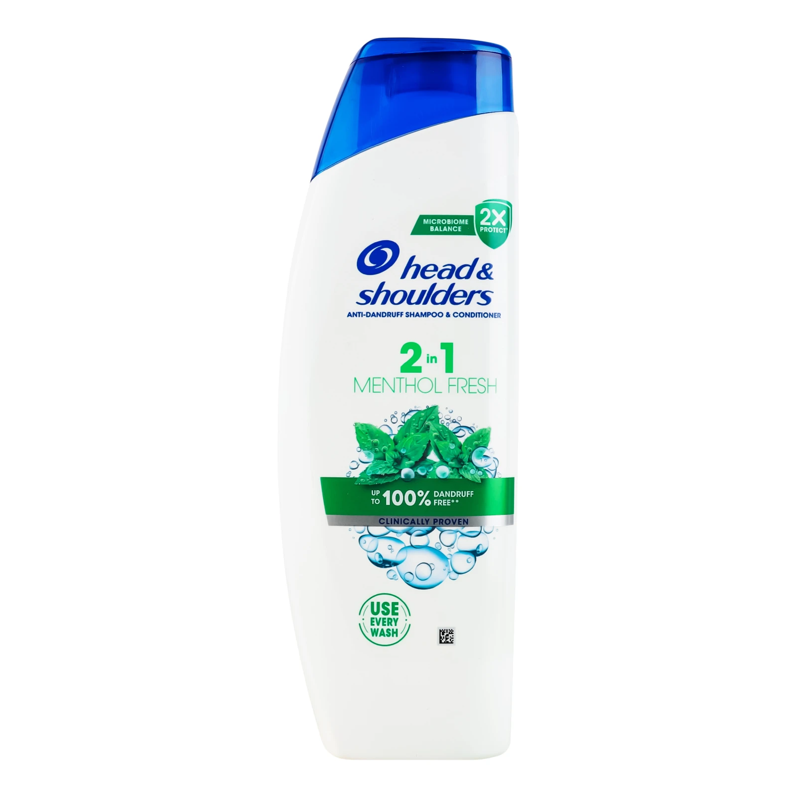 Шампунь та бальзам-ополіскувач Head&Shoulders Menthol Fresh 2в1 проти лупи 330мл Фото навігації №:1