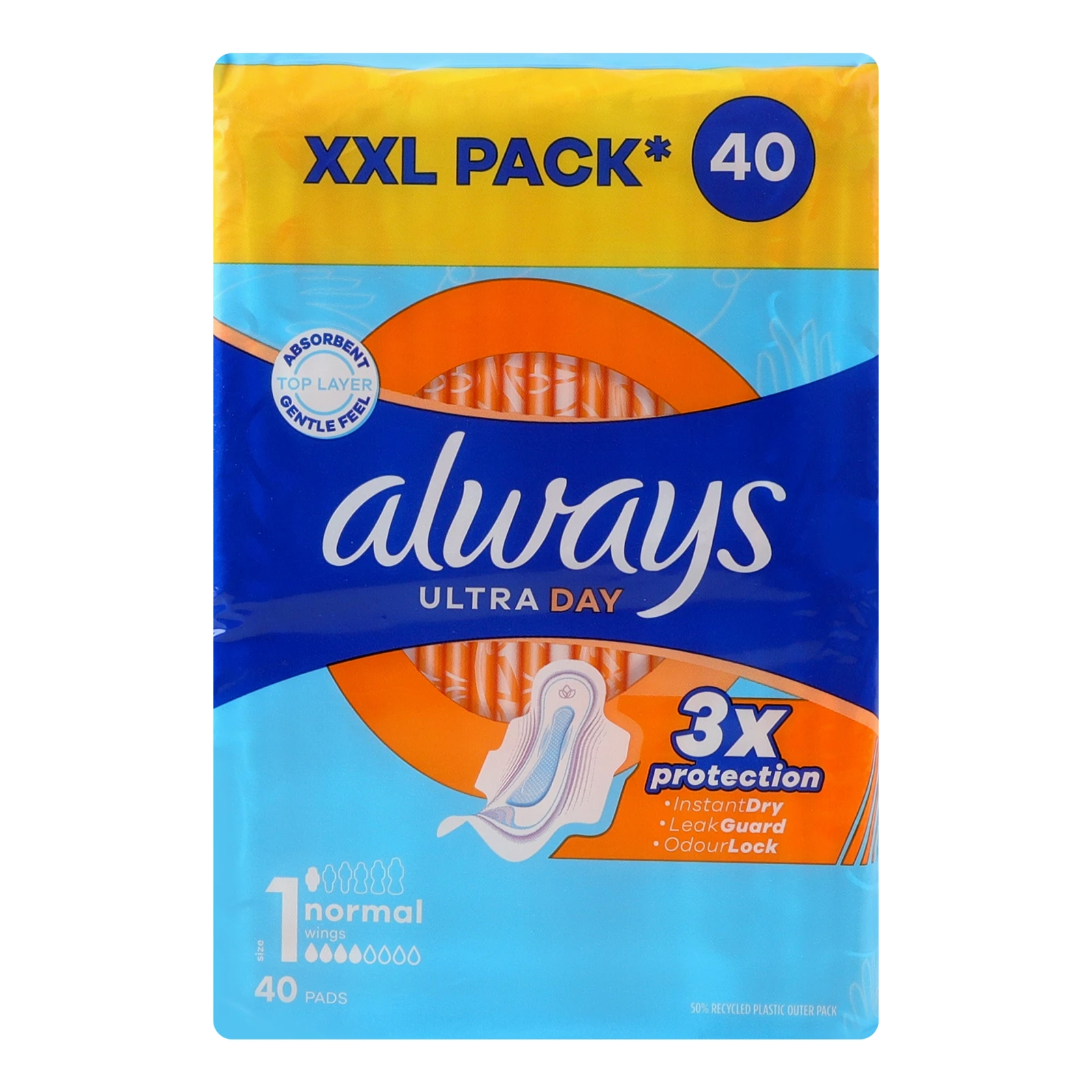 Прокладки Always гігієнічні Ultra Day Normal ароматизовані 40шт Фото №:1