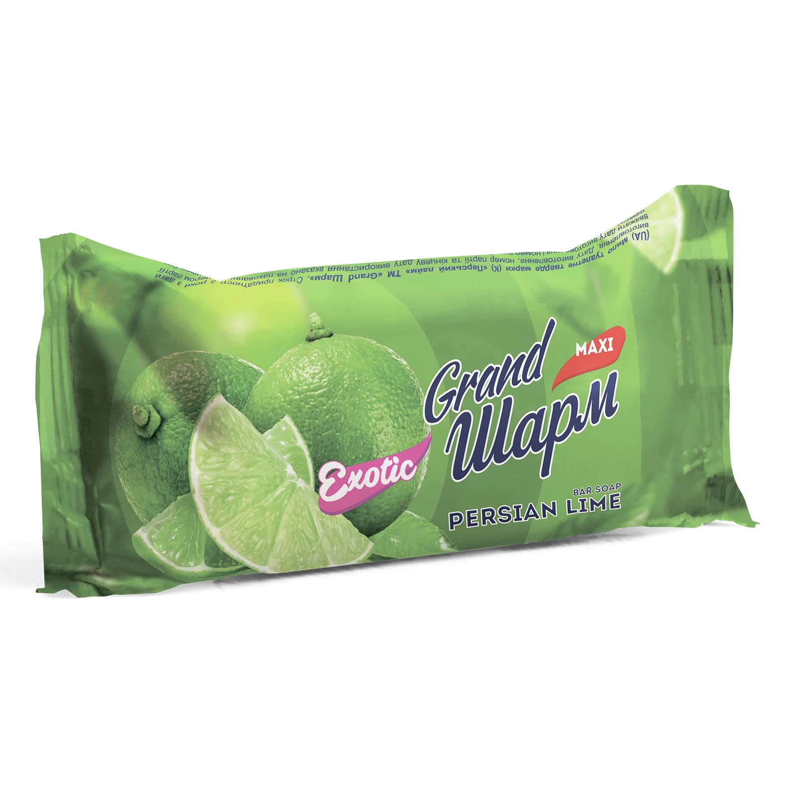 Мило Grand Шарм Maxi тверде туалетне Перський лайм 125г Фото №:1