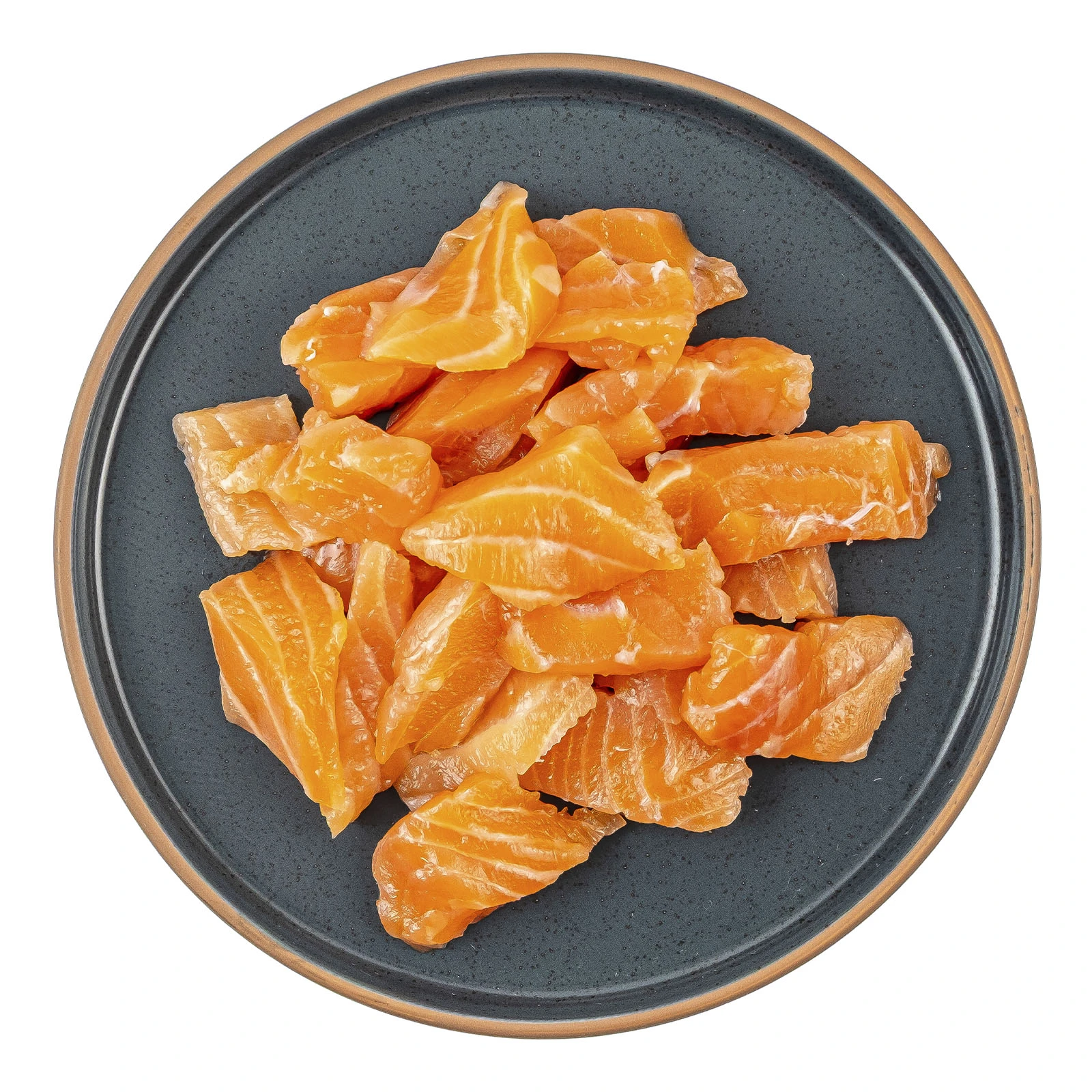 Шматочки лосося дрібні слабосолоні Фото №:1