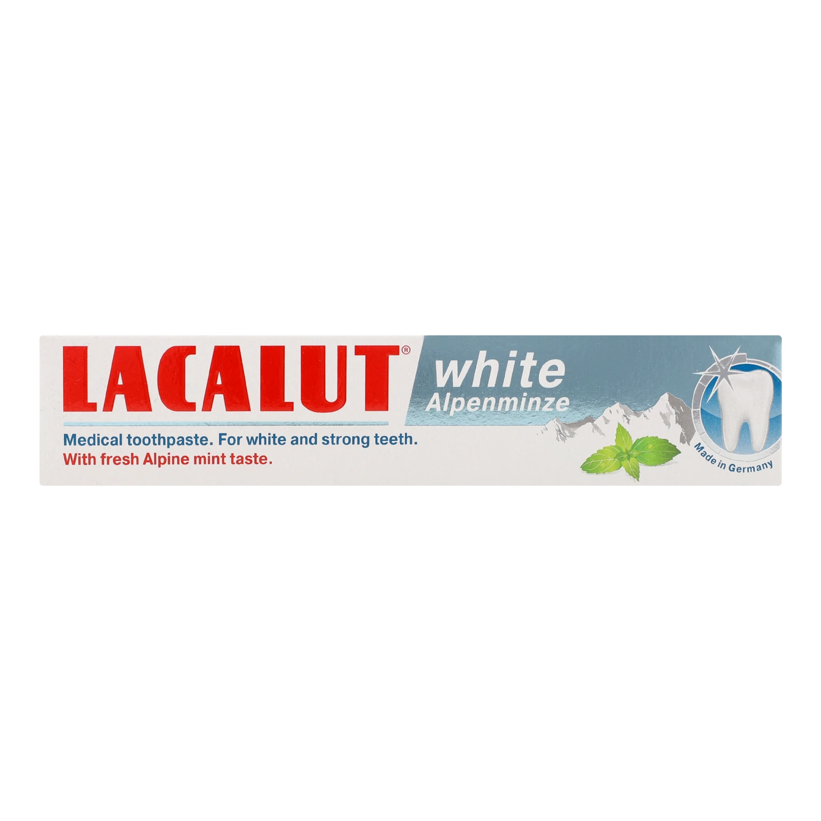 Паста зубна Lacalut White альпійська м`ята 75мл