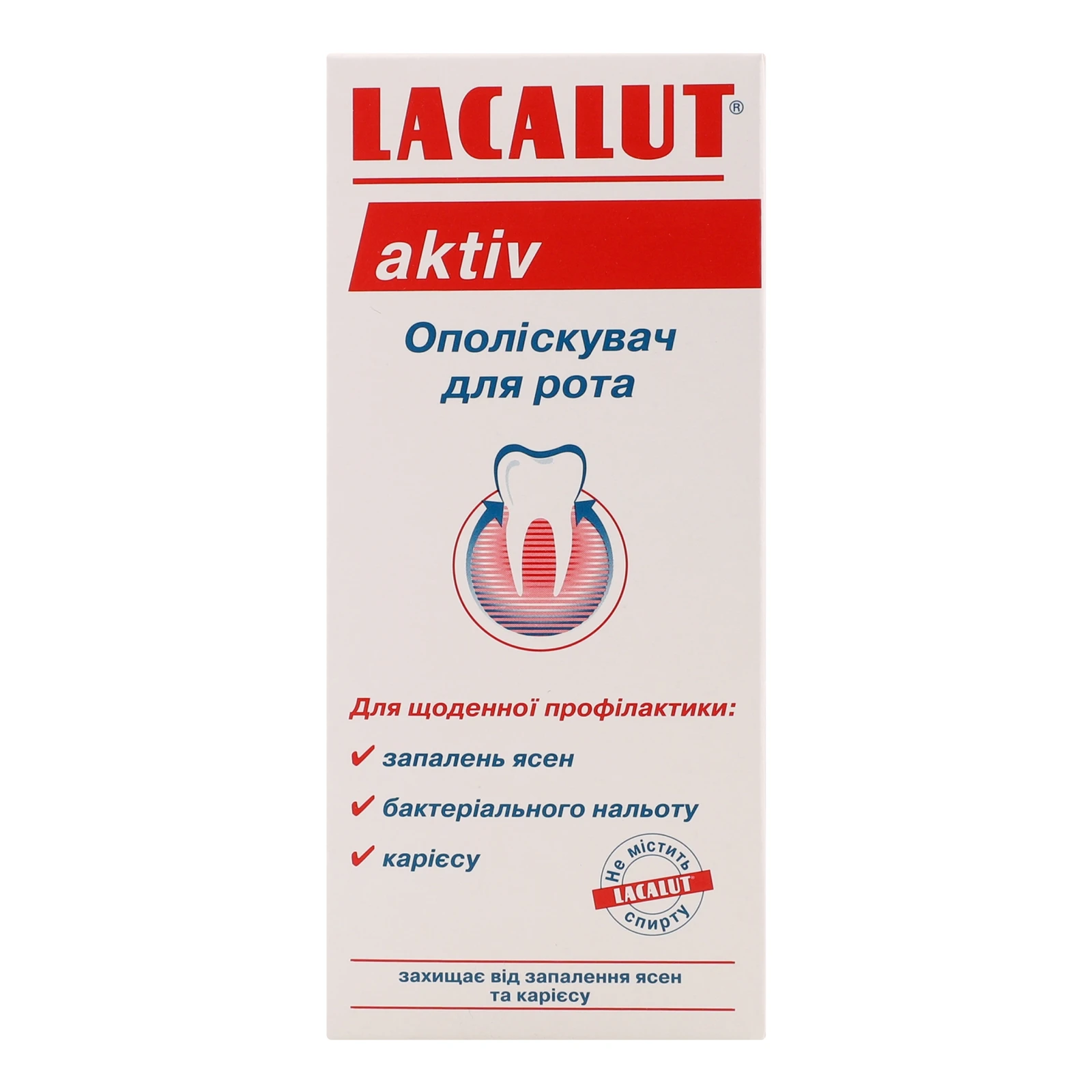 Ополіскувач для рота Lacalut Aktiv 300мл Фото №:2