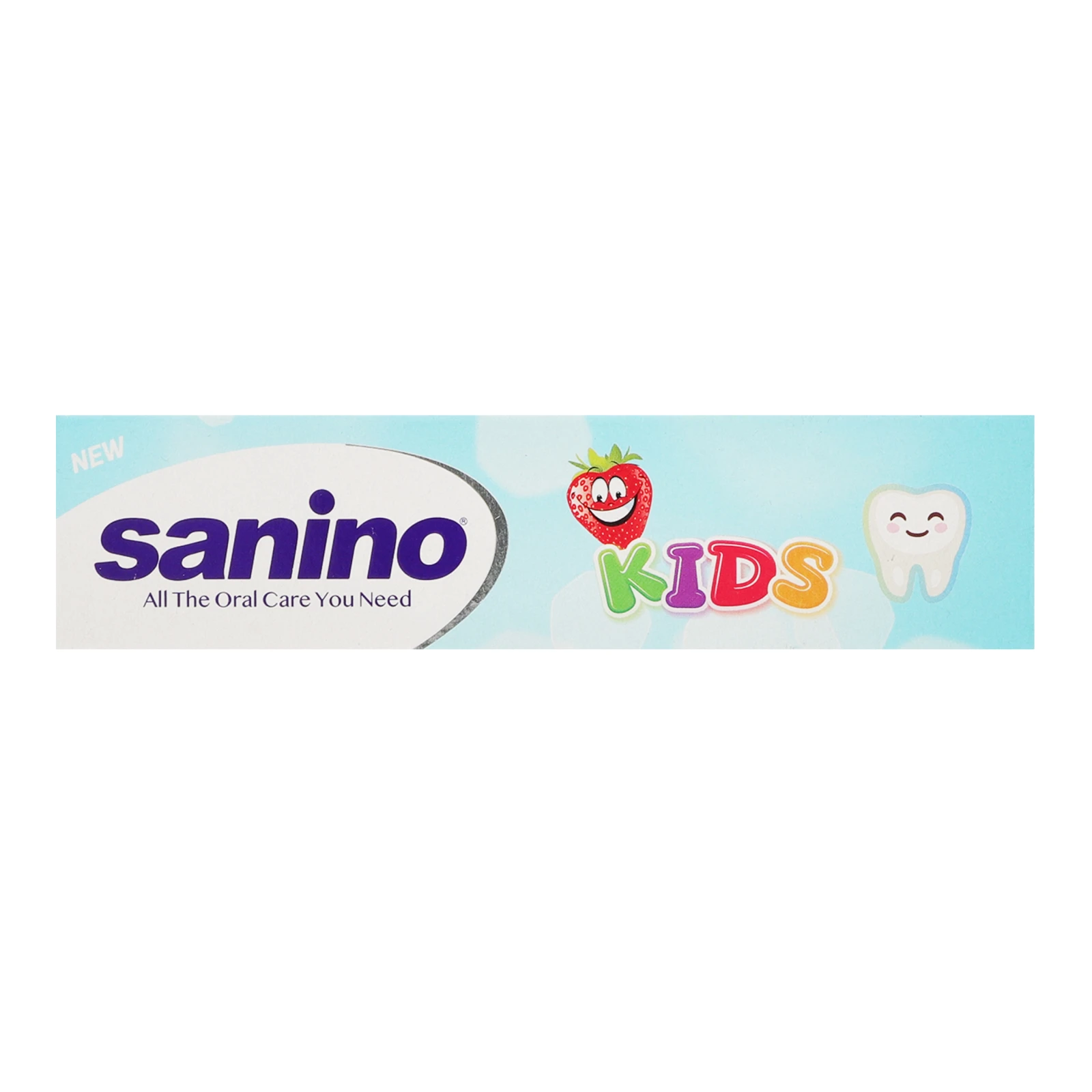 Паста зубна Sanino Kids Дбайлива турбота для дитячих зубів 75мл Фото №:1