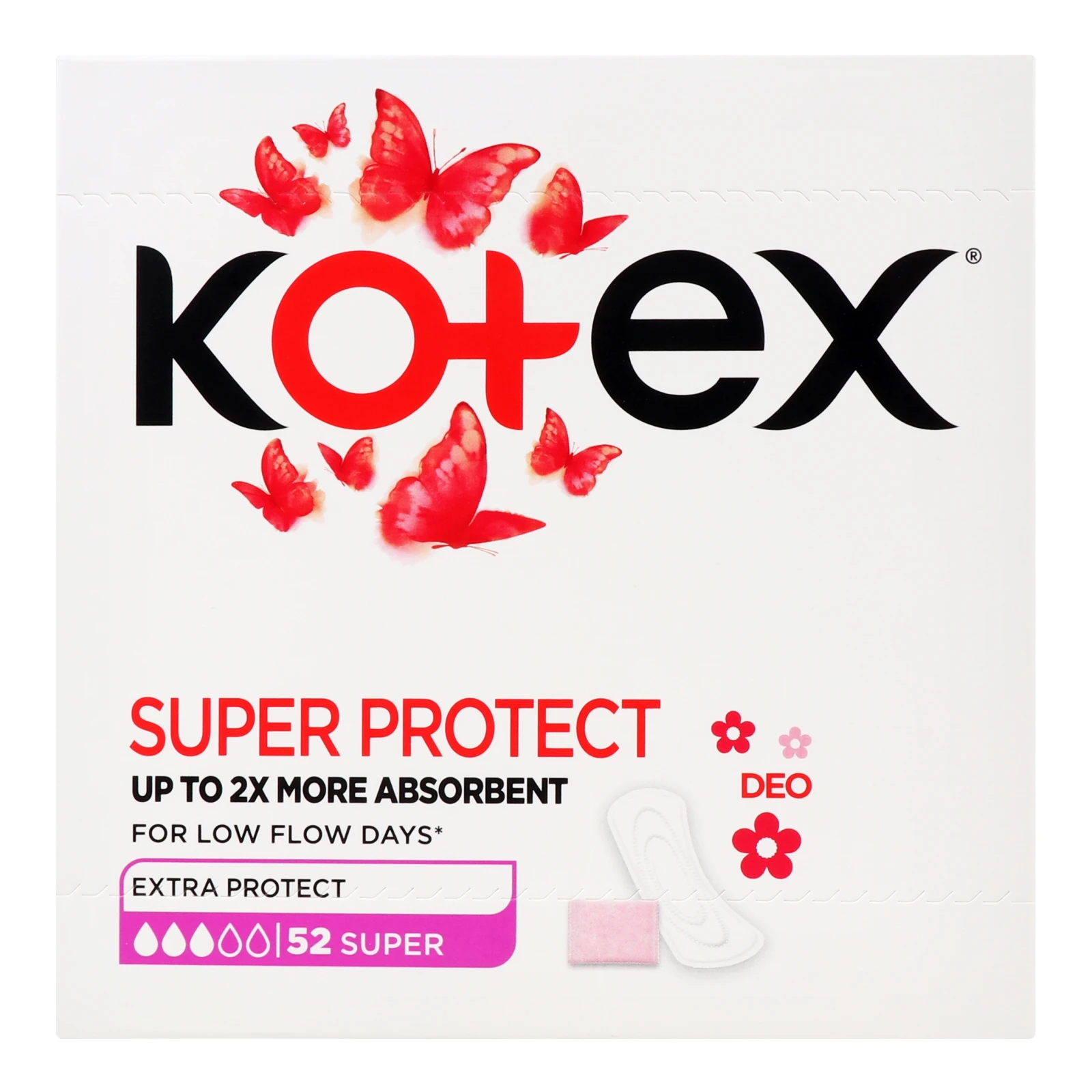 Прокладки Kotex Deo Super щоденні 52шт/уп Фото №:2