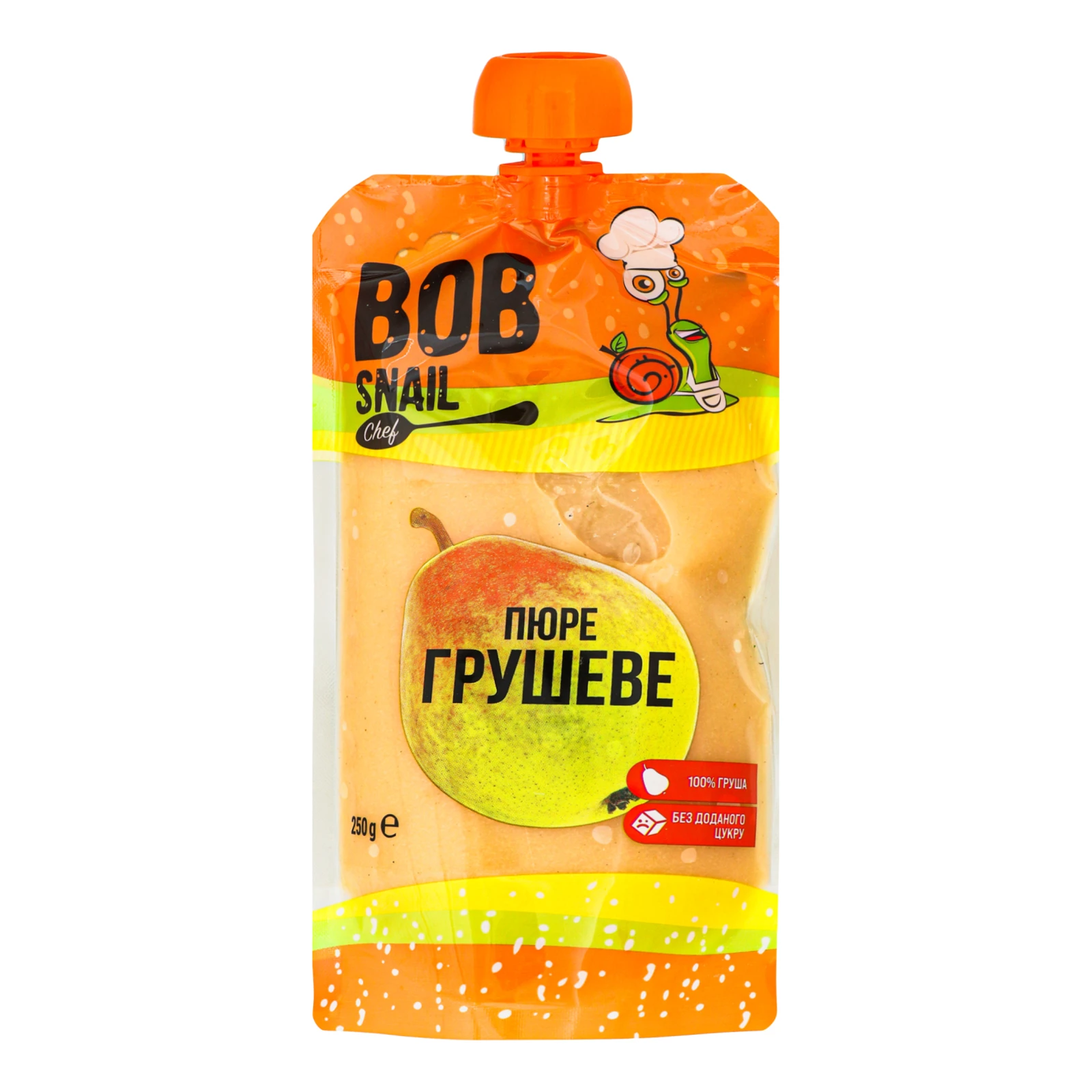 Пюре Bob Snail Груша фруктове 250г Фото №:1