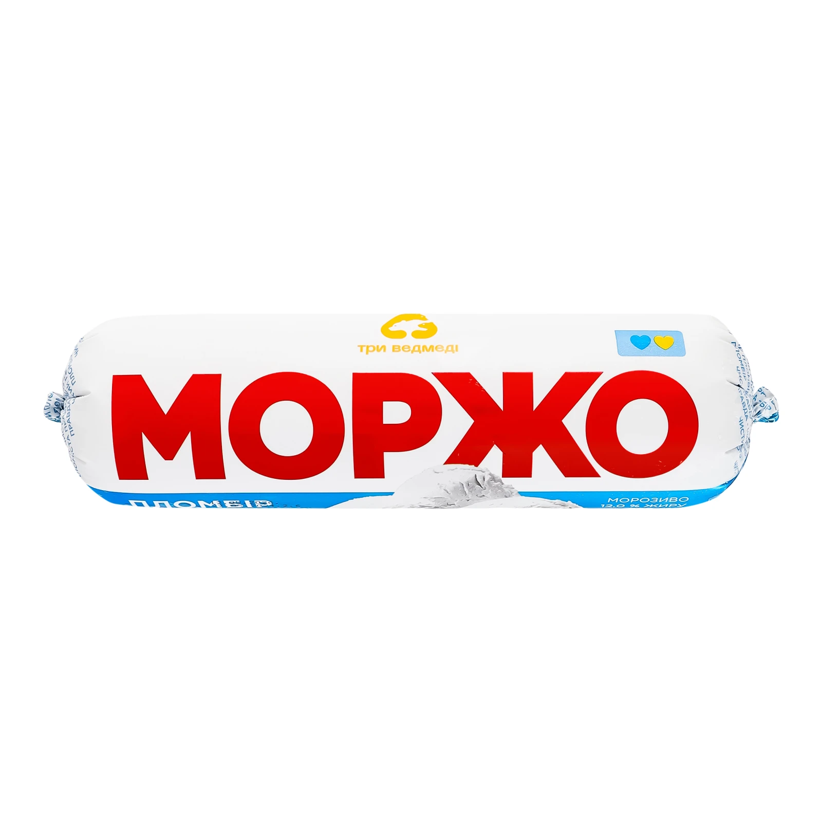 Морозиво Три ведмеді Моржо пломбір на вершковому маслі Фото №:1