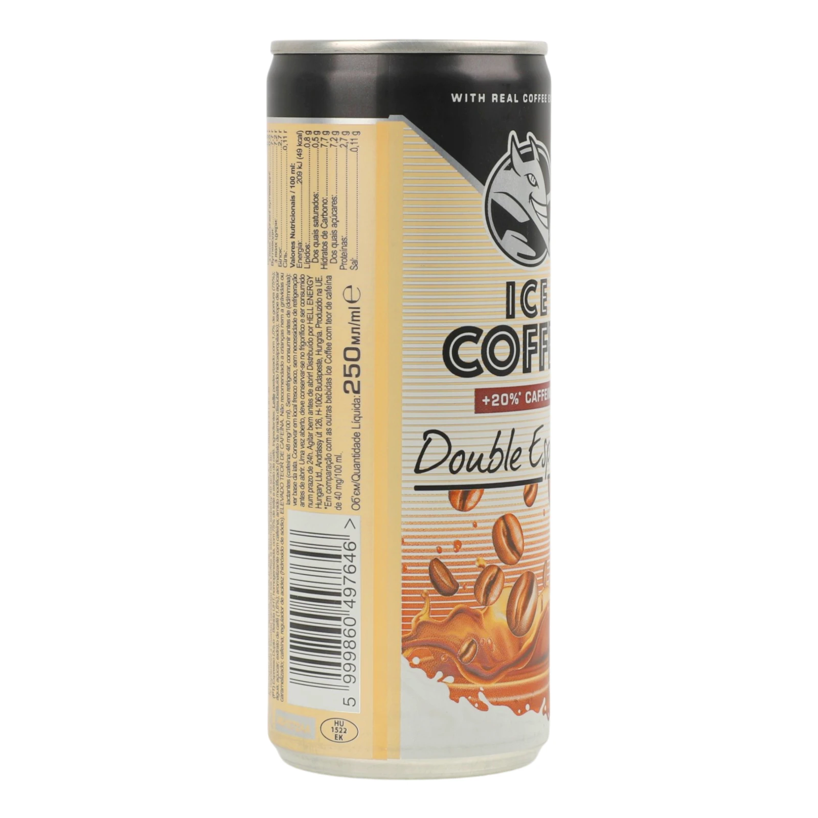 Напій Hell Ice Coffee з молоком та екстрактом кави Double Espresso 250мл фото 2
