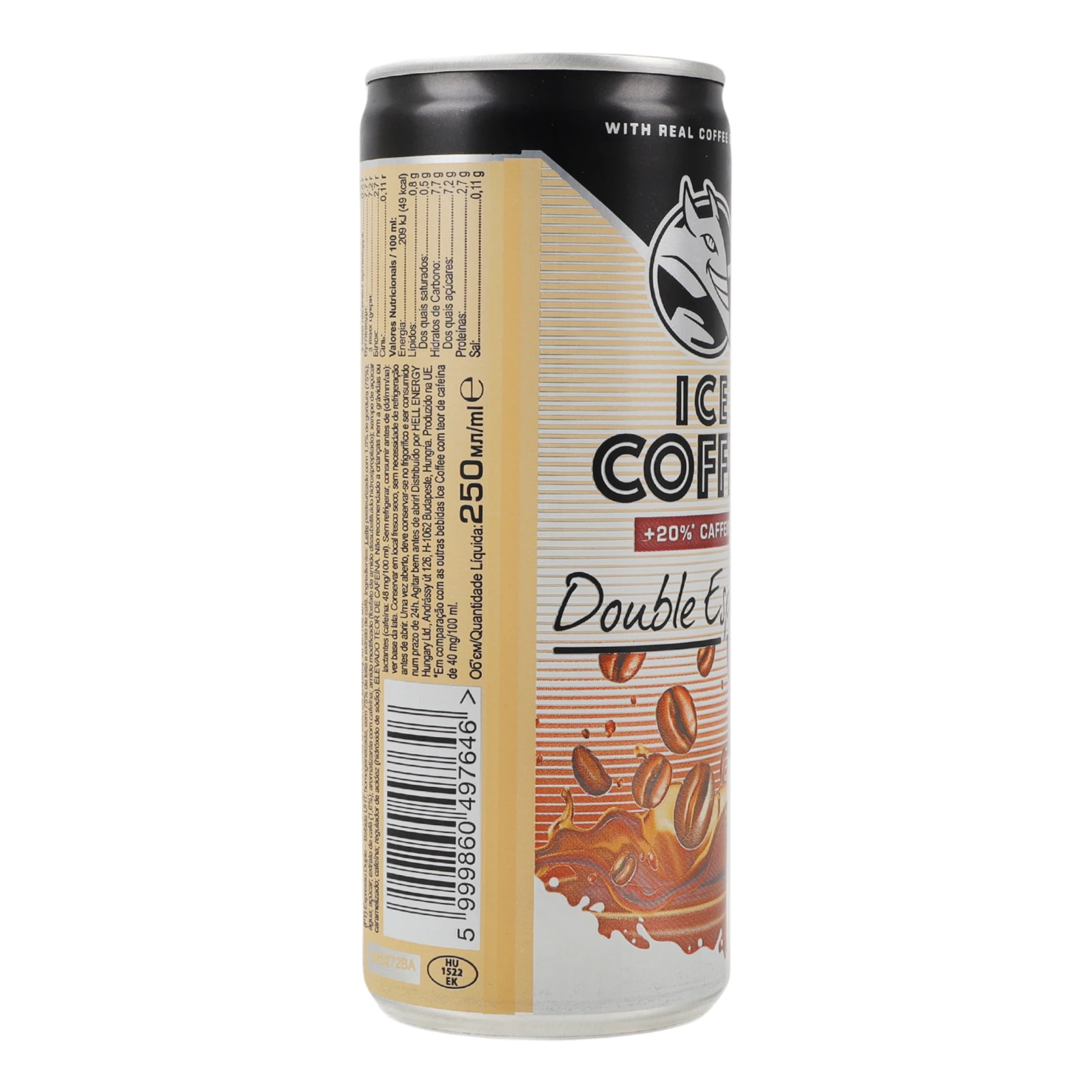 Напій Hell Ice Coffee з молоком та екстрактом кави Double Espresso 250мл Фото №:2